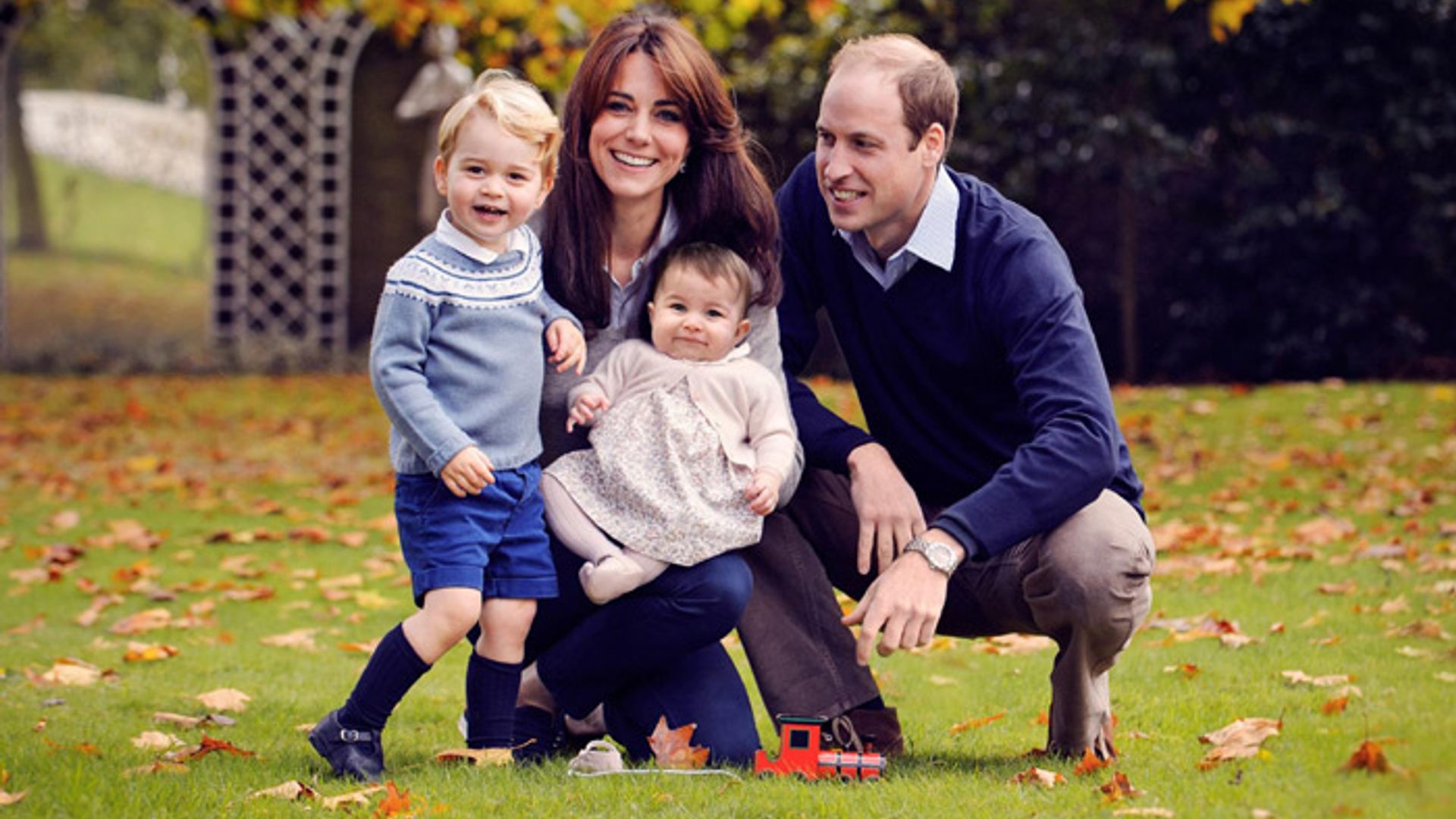 George y Charlotte, dos 'principitos' en los caballos