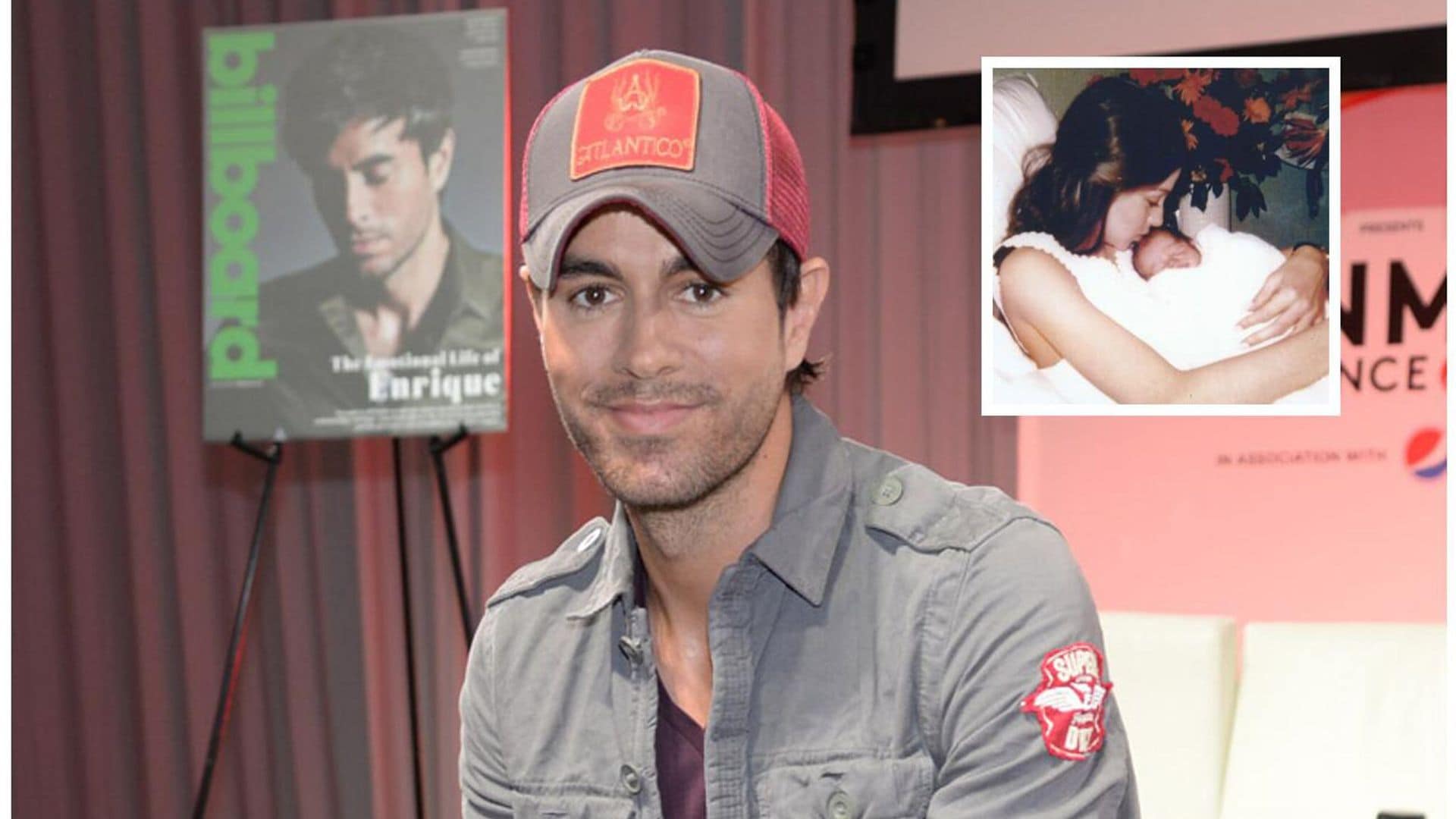 Enrique Iglesias celebra el cumpleaños de su madre con una fotografía inédita de ambos