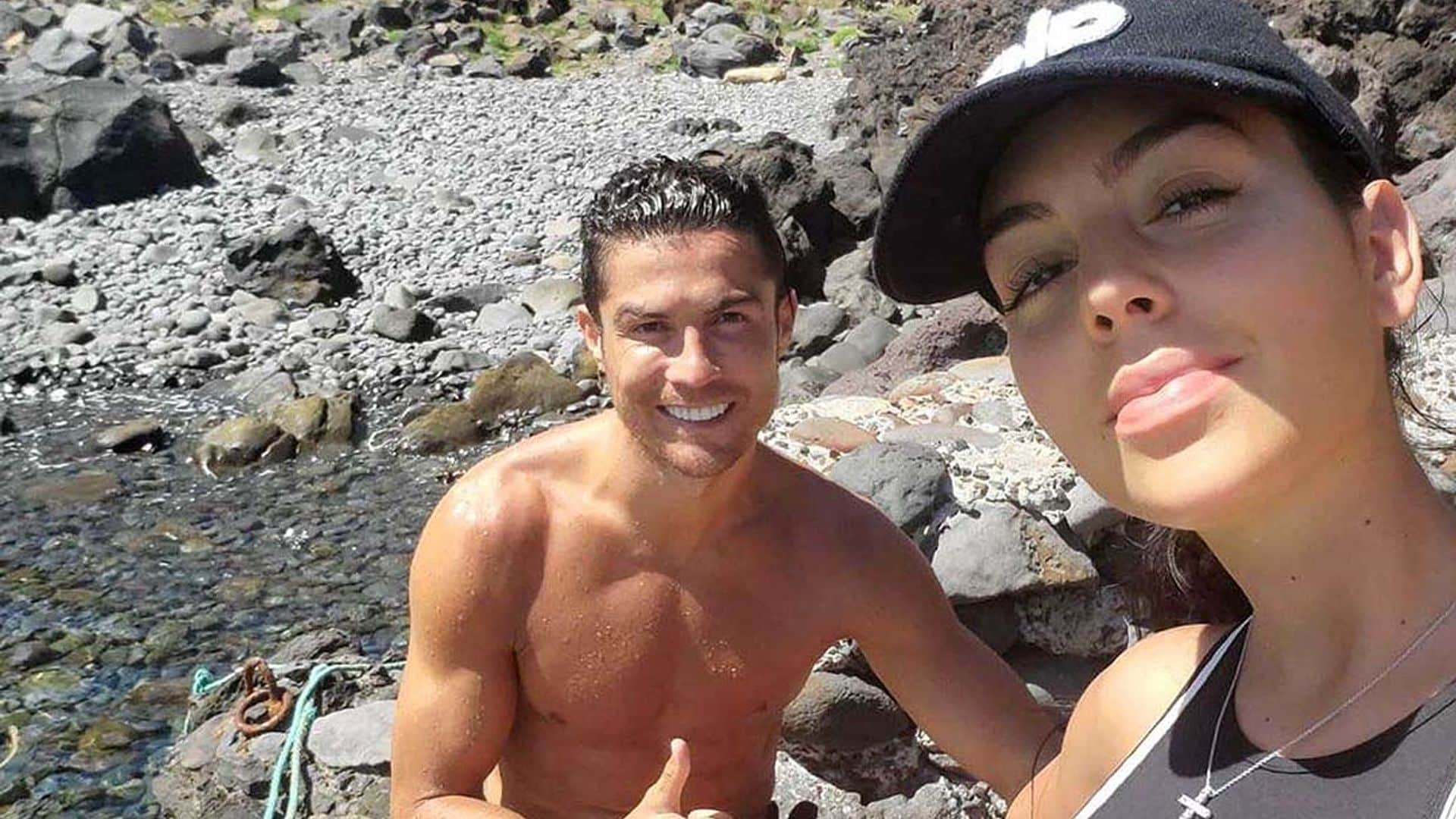 Georgina y Cristiano, todas las imágenes de su excursión en familia por las cumbres de Madeira