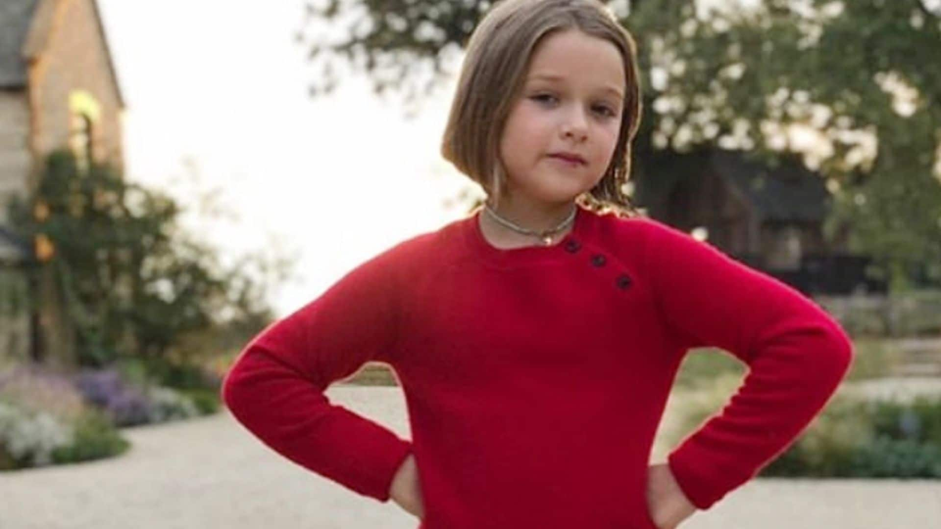 Harper Beckham cumple 8 años... ¡y ya posa como mamá!