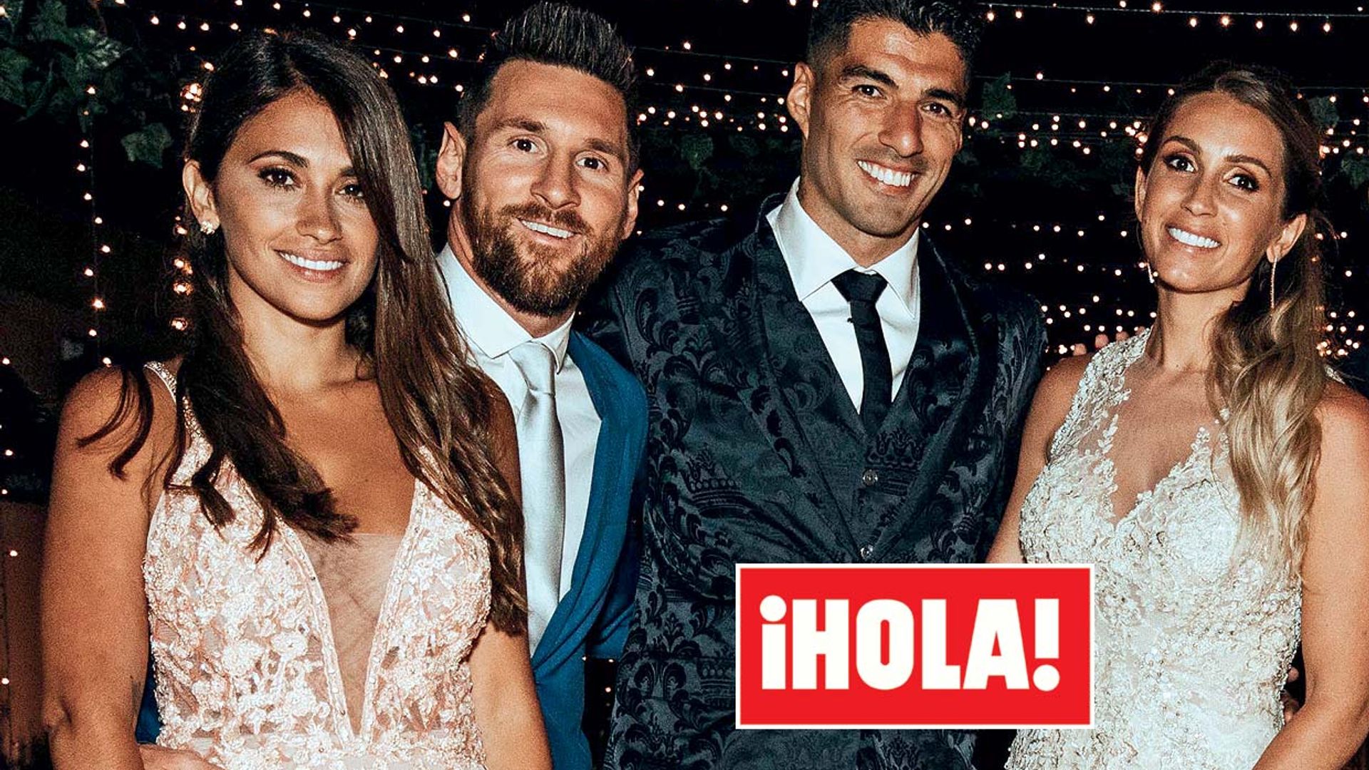 En ¡HOLA!, la boda de las estrellas, Luis Suárez y Sofía Balbi celebran diez años de amor