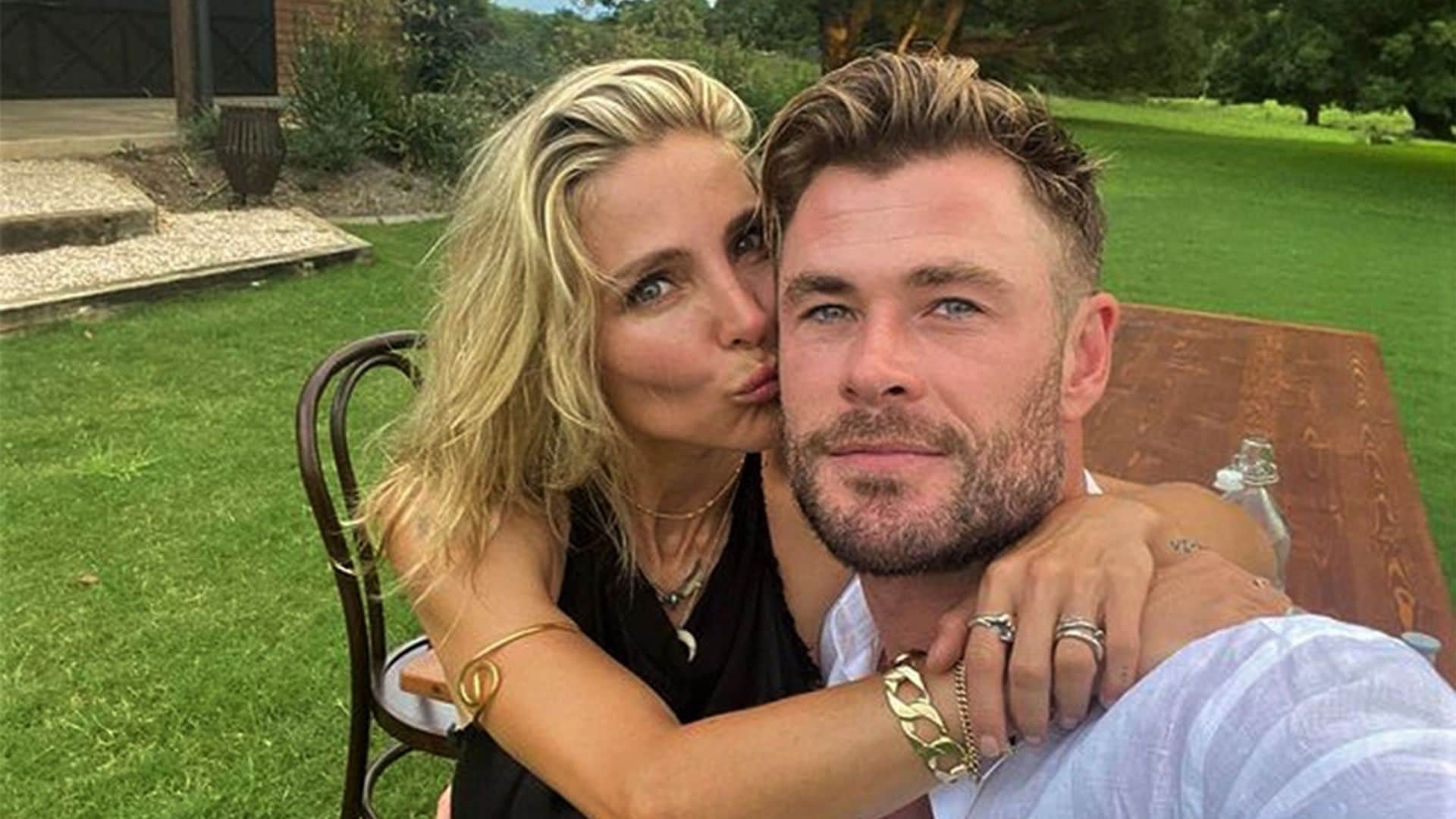 Chris Hemsworth y Elsa Pataky celebran su 12 aniversario de boda marcado por la retirada temporal del actor