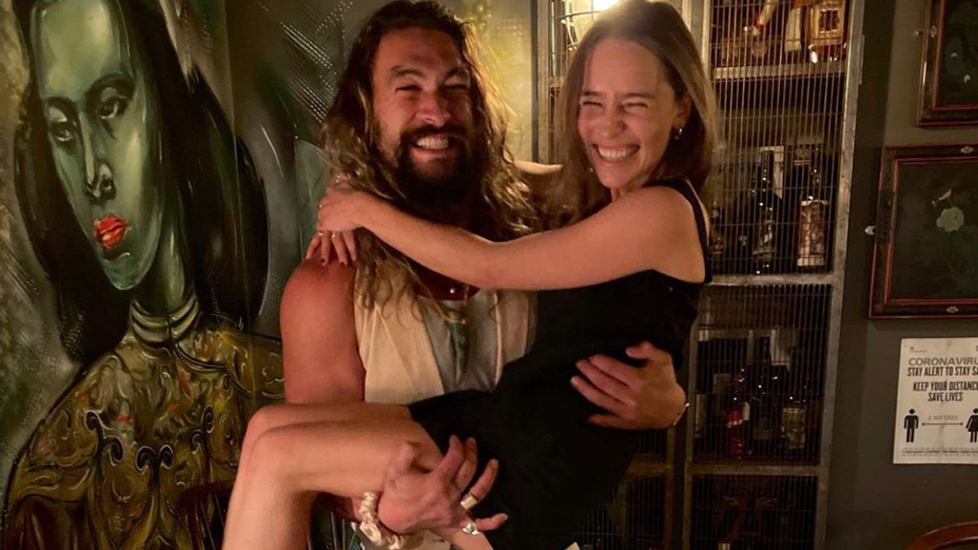 Emilia Clarke y Jason Momoa, el reencuentro de 'Juego de Tronos' que ha revolucionado a sus fans