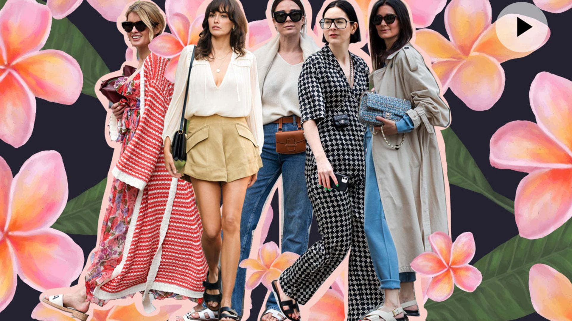 10 looks con sandalias pala, 'flatforms' y otros zapatos cómodos de verano