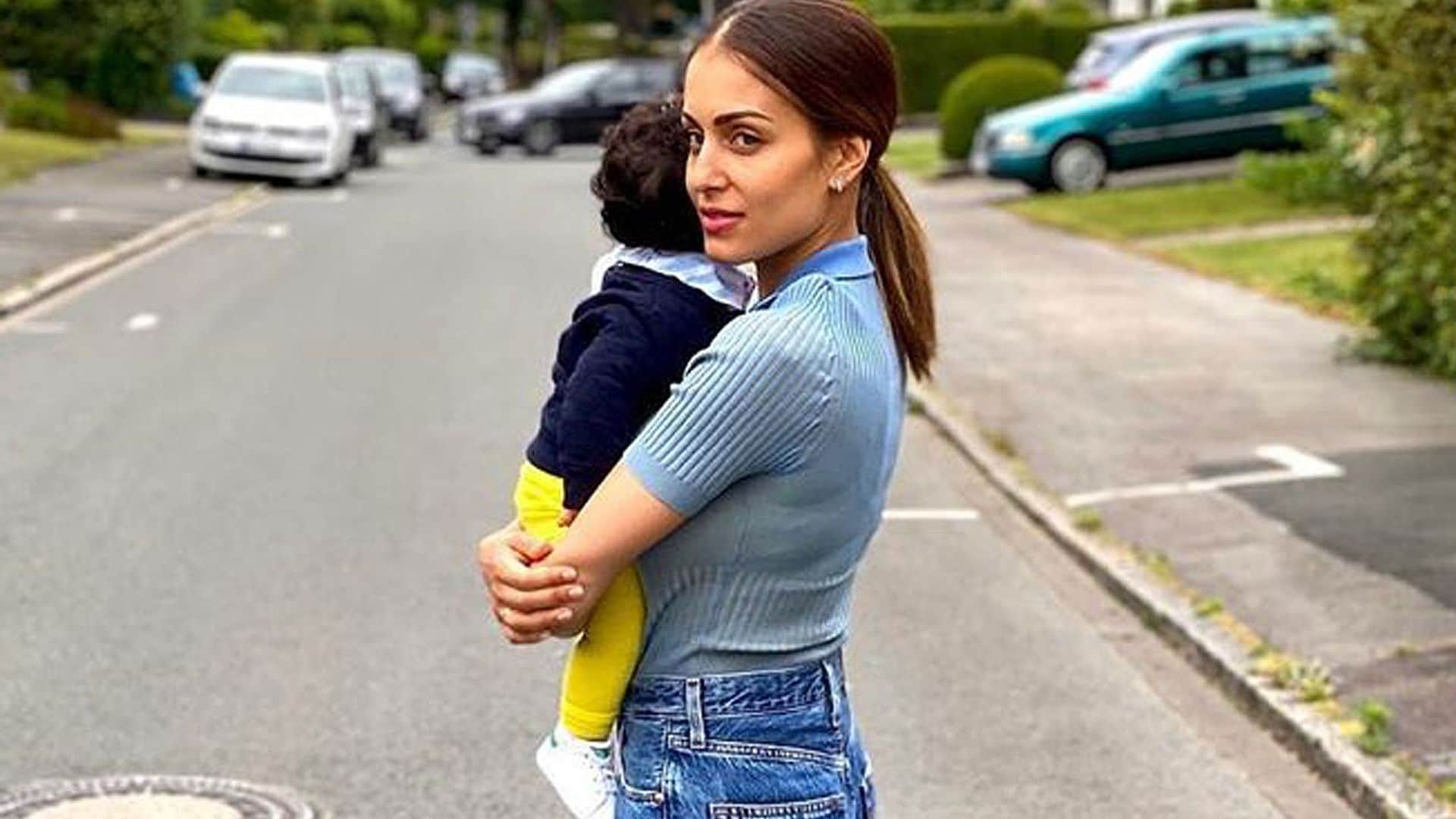 Descubriendo a mamá: Amin, el hijo de Hiba Abouk, se convierte en su mayor fan