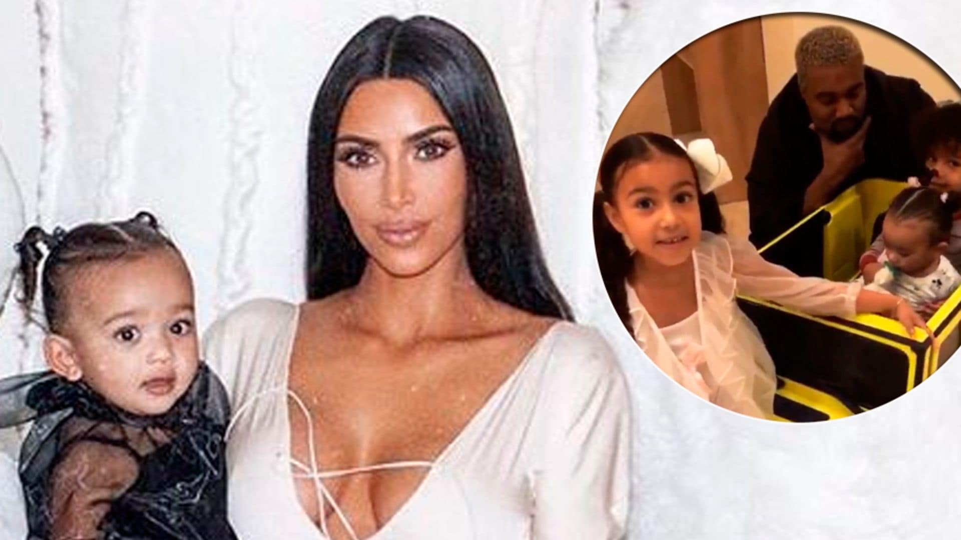 La hija menor de Kim Kardashian recibe de regalo un mini coche de lujo