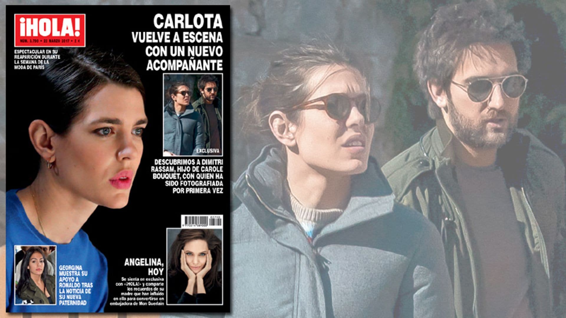 Exclusiva en ¡HOLA!, Carlota Casiraghi, ilusionada con el hijo de Carole Bouquet con quien ha sido fotografiada