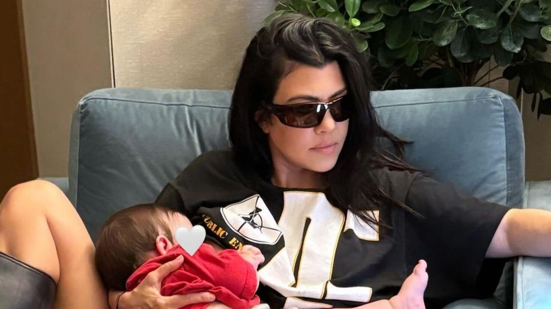 ¡Qué grande está! Kourtney Kardashian causa revuelo con las nuevas fotos de baby Rocky