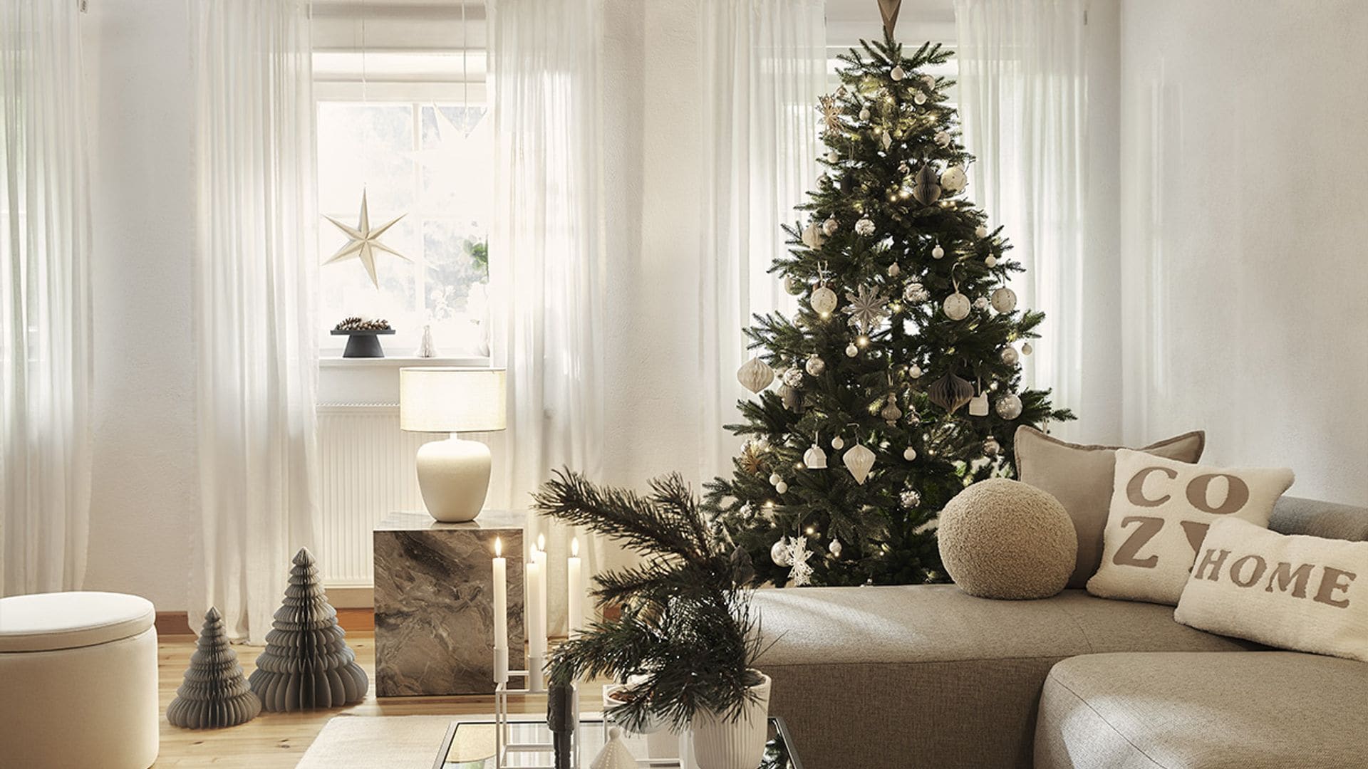 Detalles navideños que suben el nivel y presumen de un toque 'minimal'