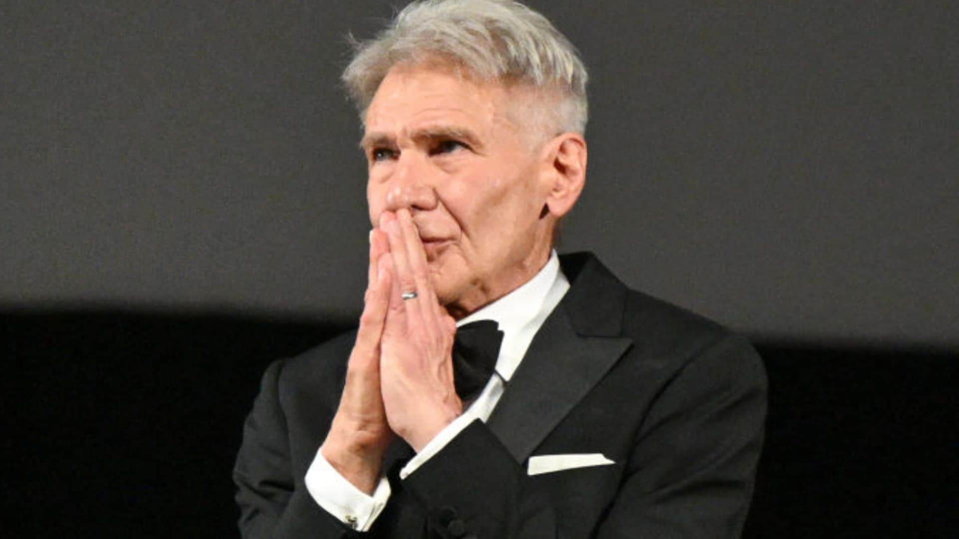 El vídeo viral de Harrison Ford llorando en Cannes al recibir una sonora ovación tras la proyección de 'Indiana Jones 5'