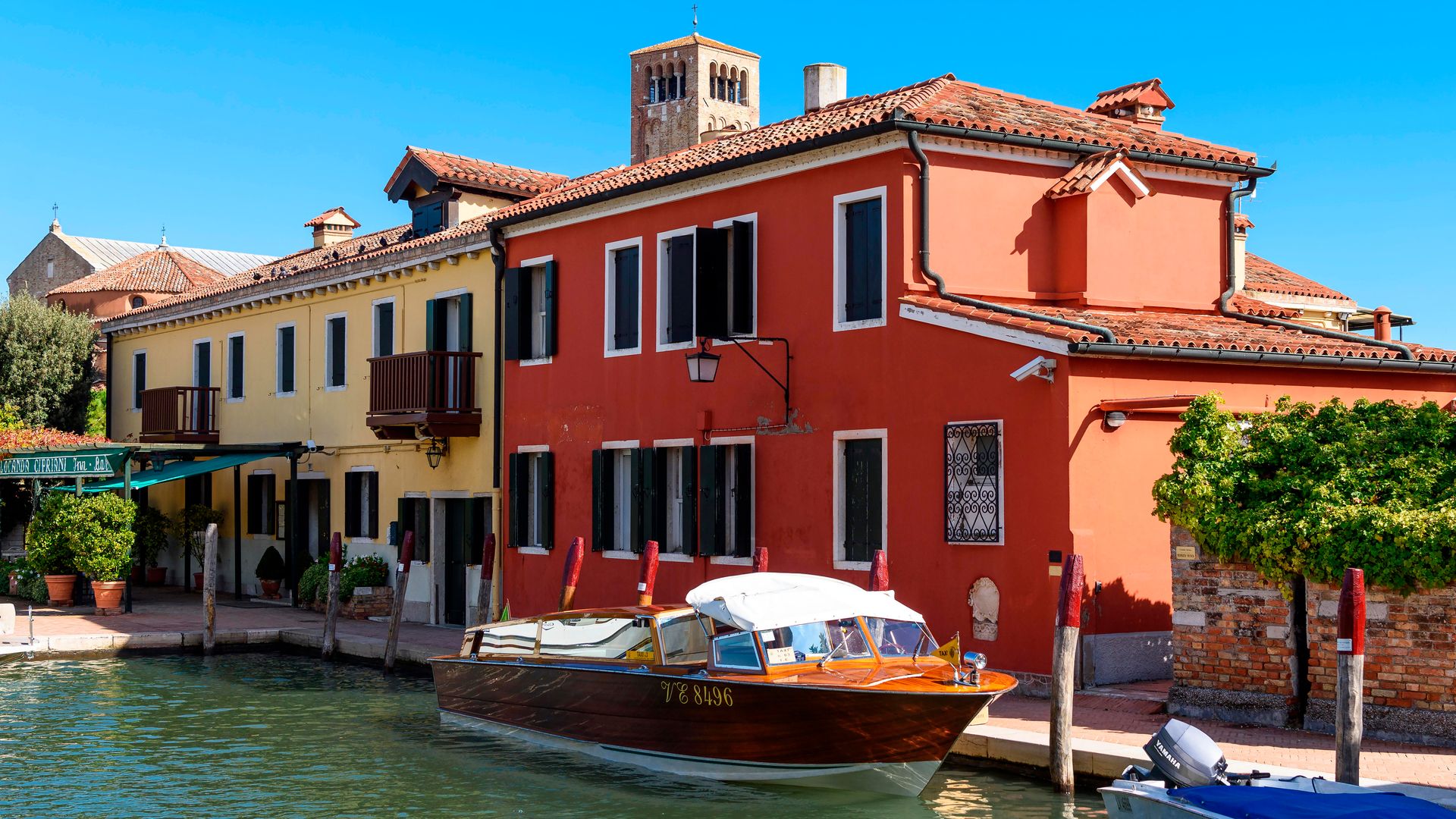 Isla de Torcello en la laguna de Venecia, Italia