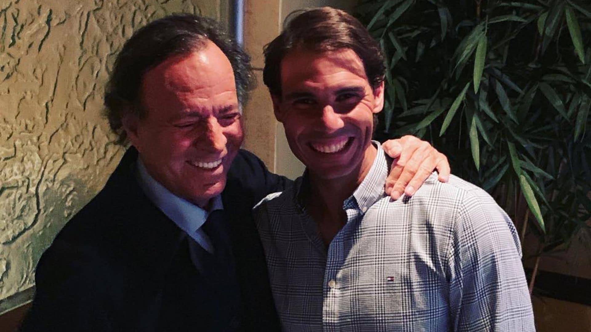 Rafa Nadal se reencuentra con su gran amigo Julio Iglesias