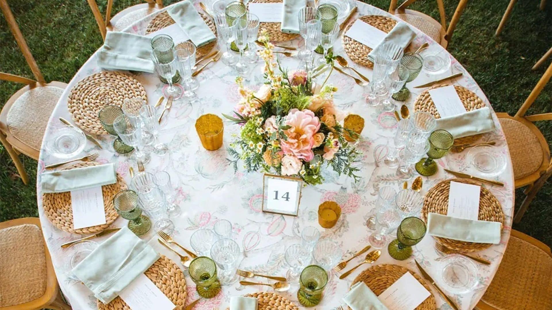 Combinaciones de color que nos fascinan para la decoración de bodas y que todos querrán fotografiar