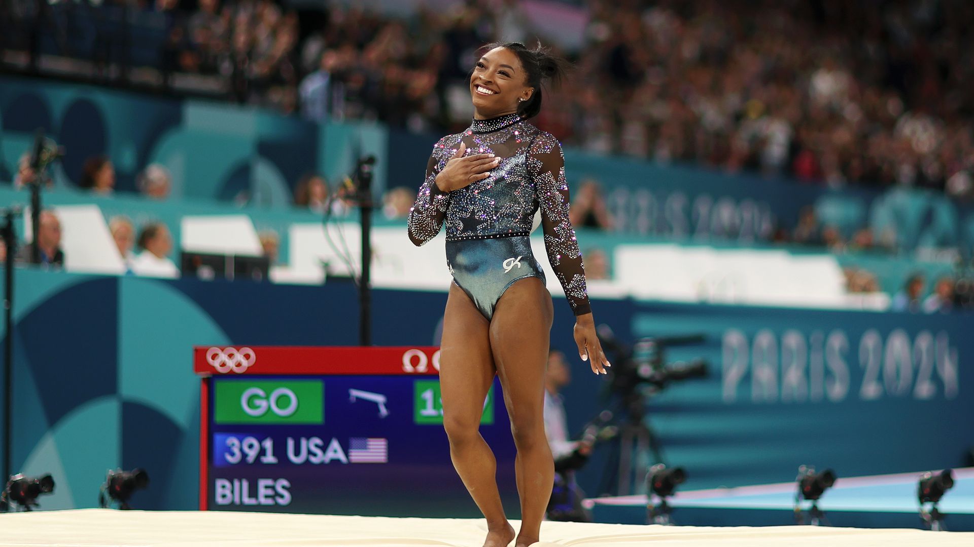 El diseño con 6.000 cristales de Simone Biles y más curiosidades sobre los 'maillots' de gimnasia artística en los Juegos Olímpicos