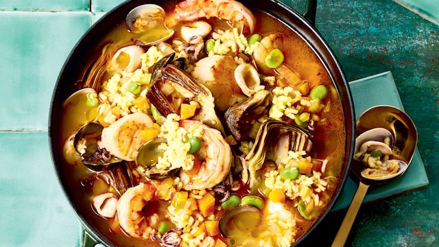 arroz caldos mariscoage