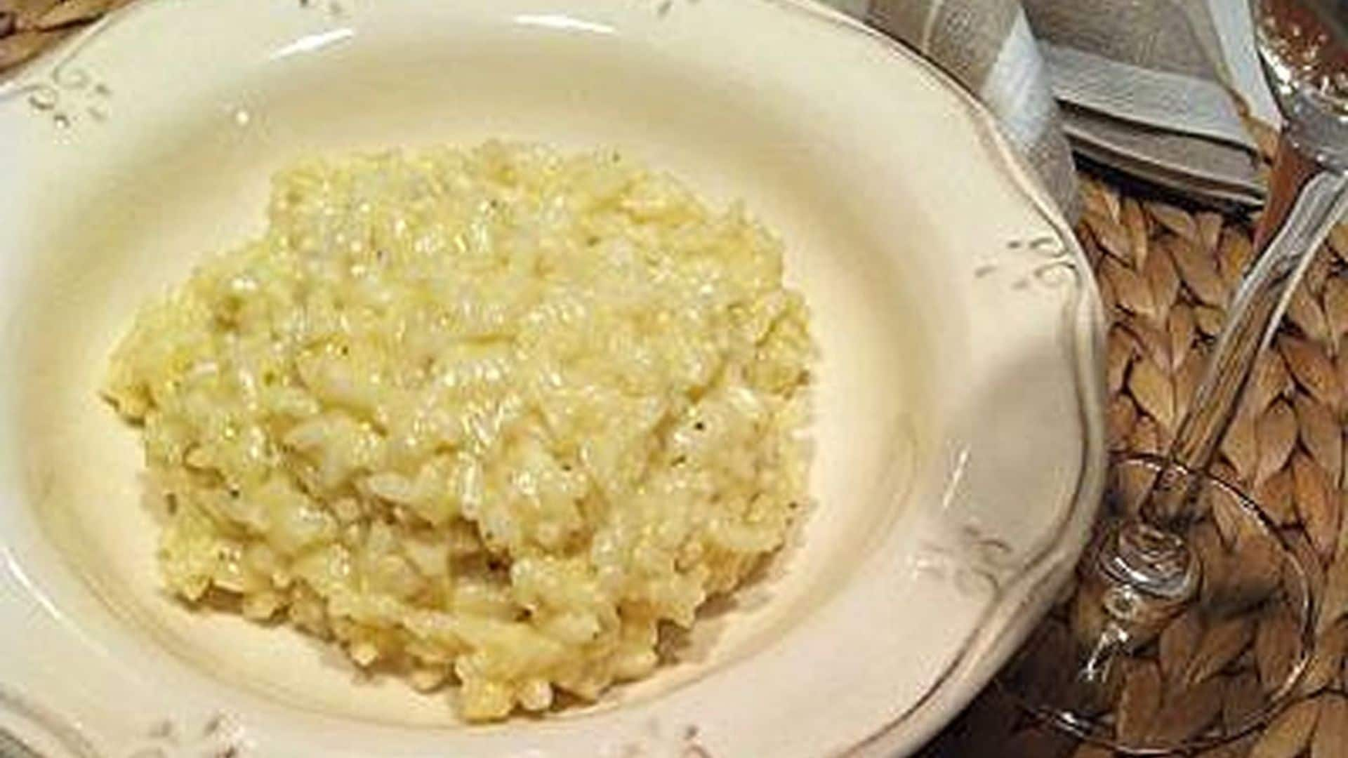 'Risotto' al vino espumoso