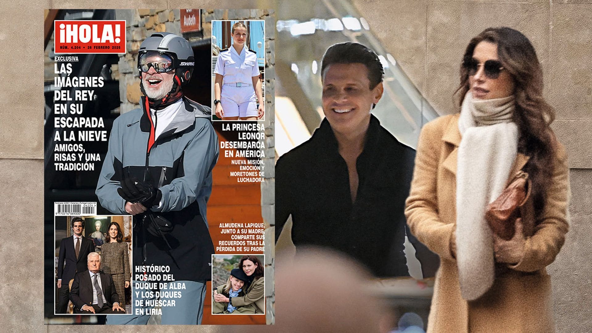 Luis Miguel y Paloma Cuevas, las imágenes exclusivas de su escapada a Barcelona en ¡HOLA!