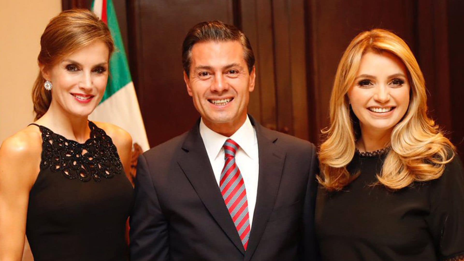 El reencuentro de la Reina con el presidente Peña Nieto y su mujer Angélica Rivera