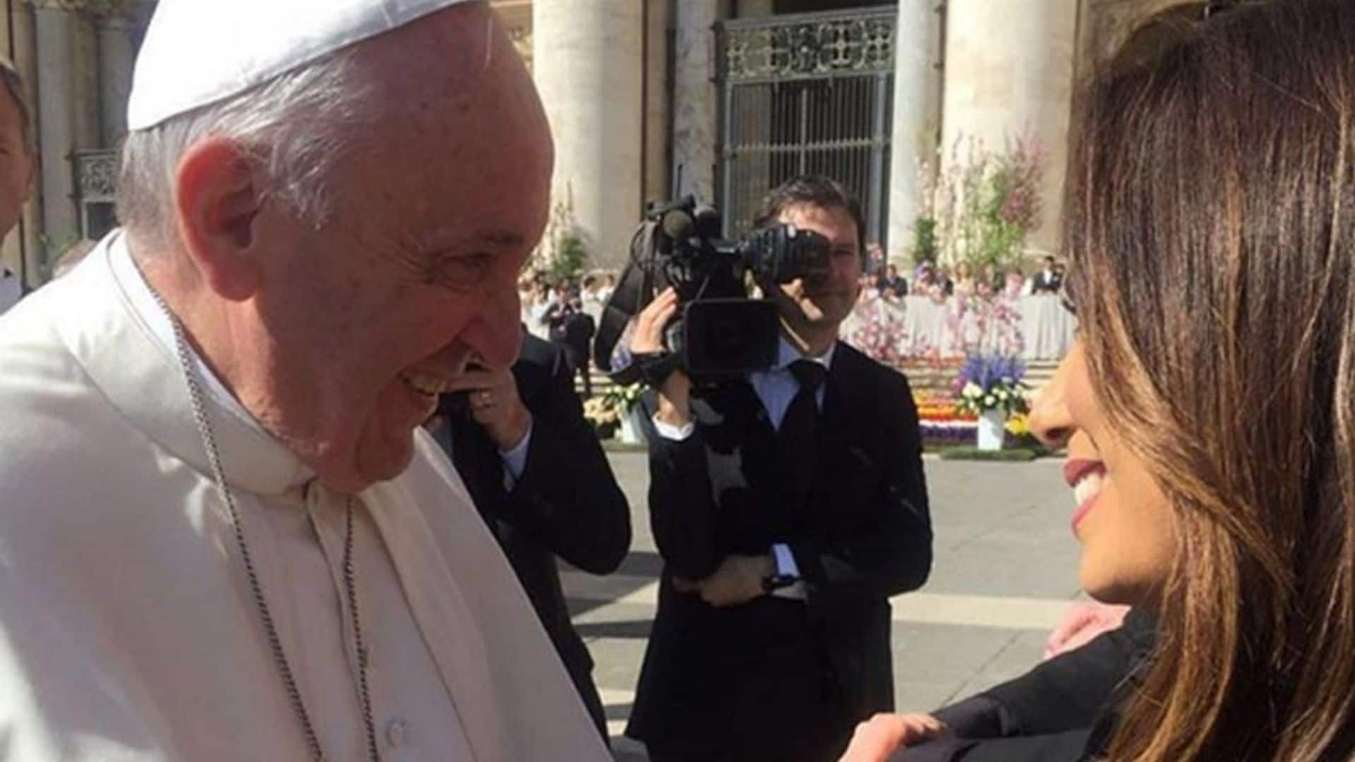 Eva Longoria, de la emoción de su encuentro con el Papa a la solidaridad en Madrid