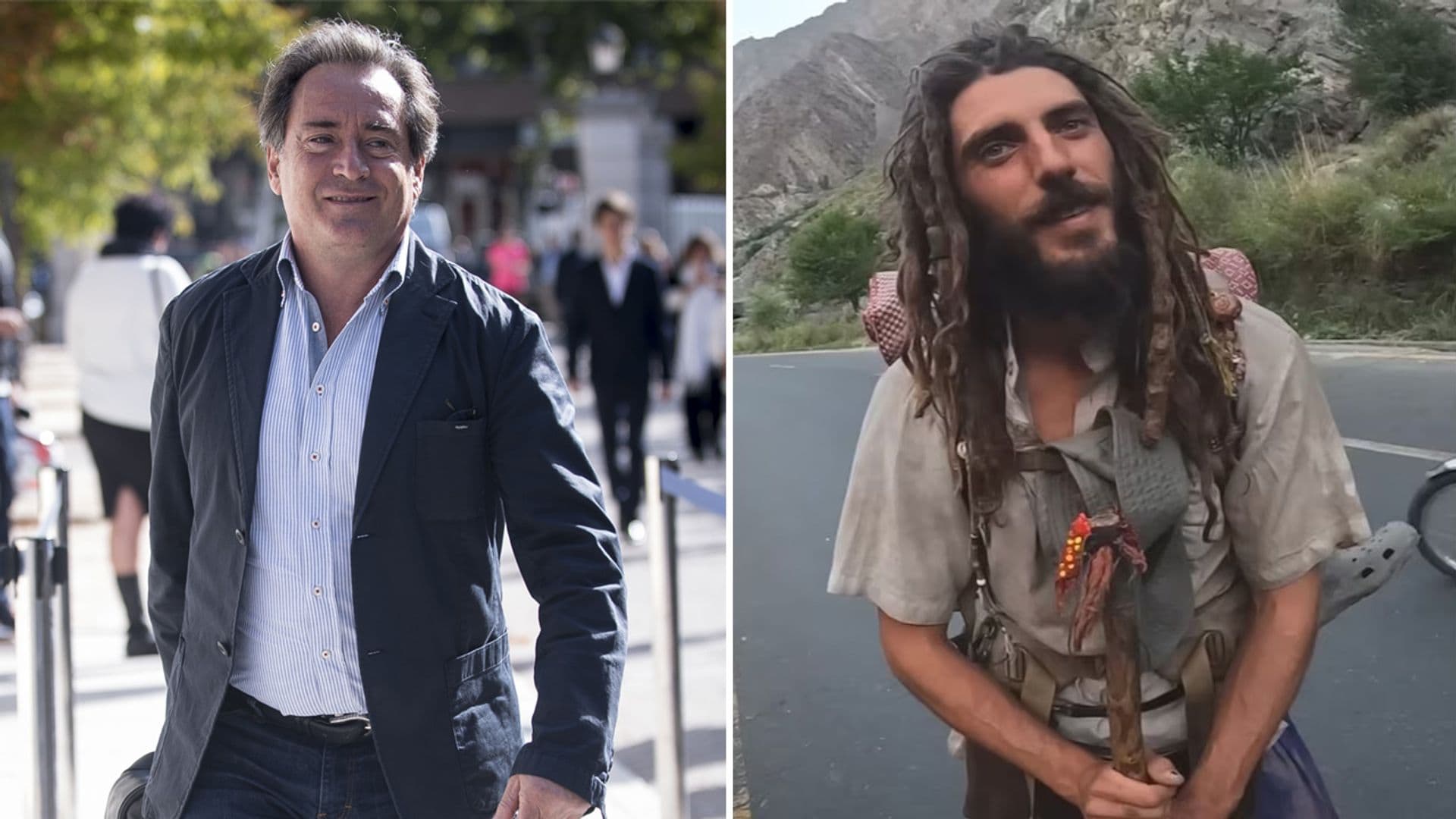 Sito Pons defiende la decisión de su hijo, Axel, de recorrer el mundo descalzo: 'Está haciendo su camino'