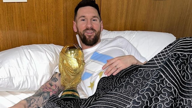 lionel messi tras su llegada como campe n a argentina