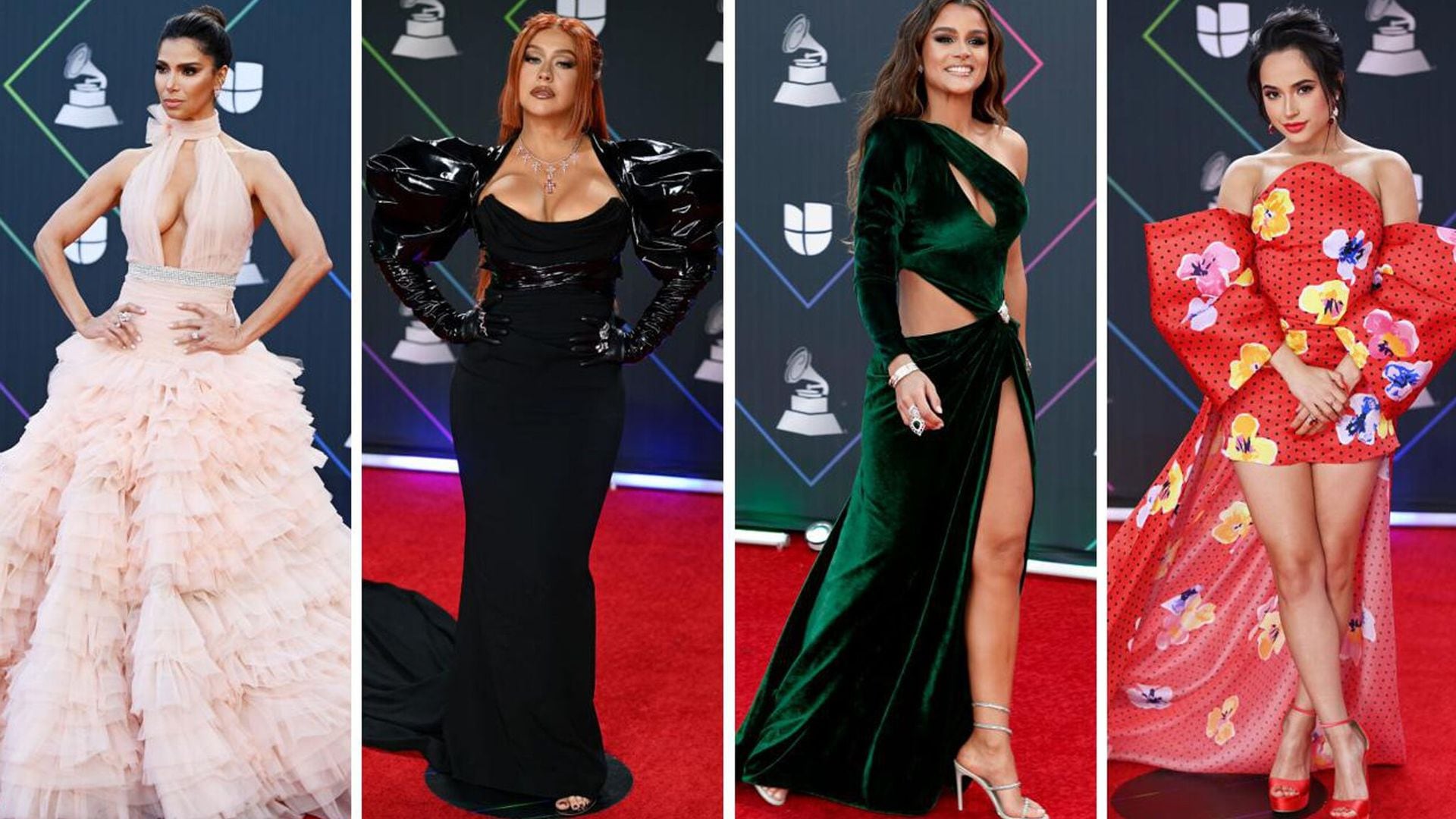 Latin Grammy 2021: brillo, glamour y mucho color sobre la alfombra roja