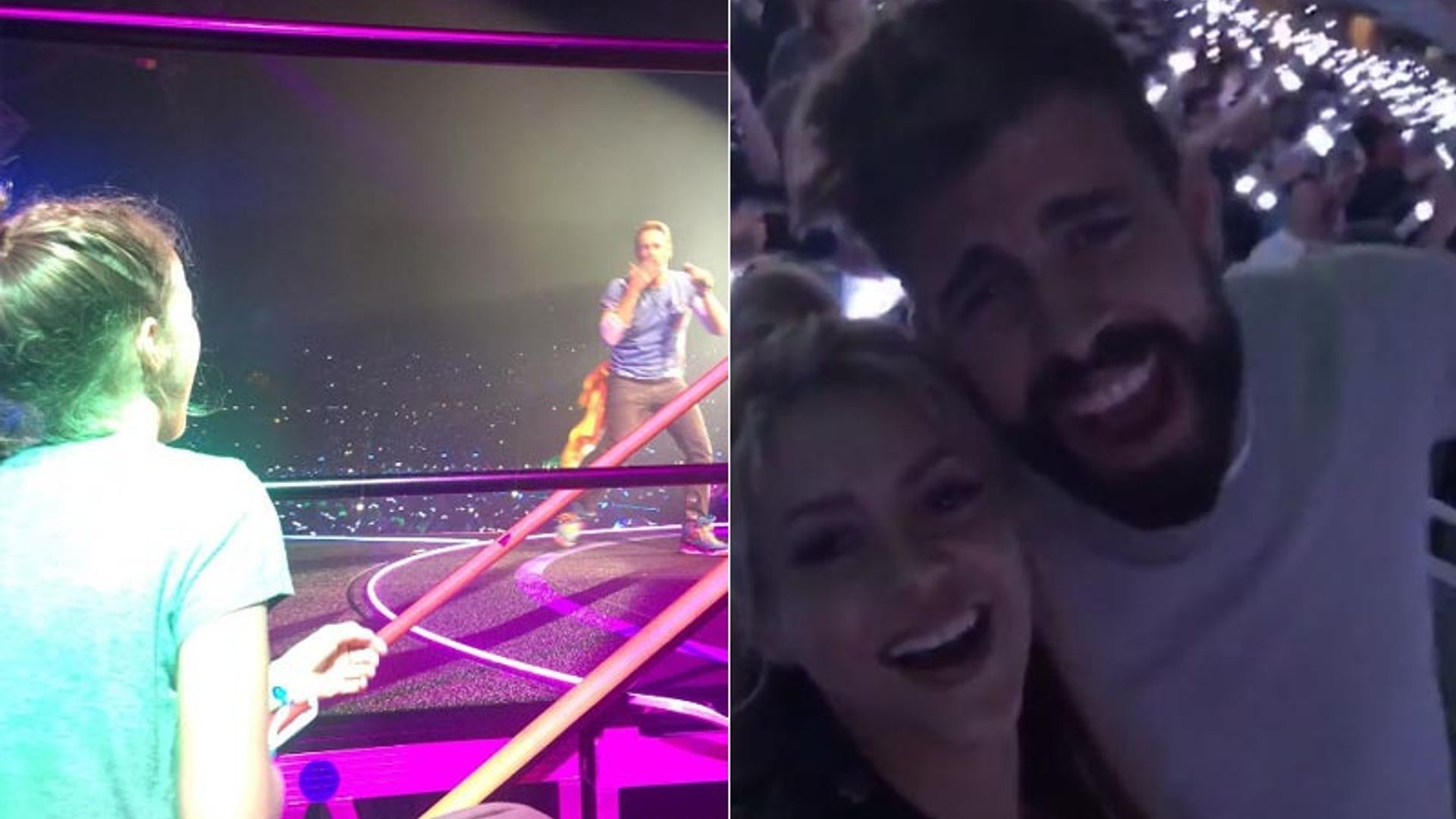 Gwyneth Paltrow y su hija entre bambalinas, Shakira y Piqué cantando a pleno pulmón…. Coldplay cautiva en Barcelona