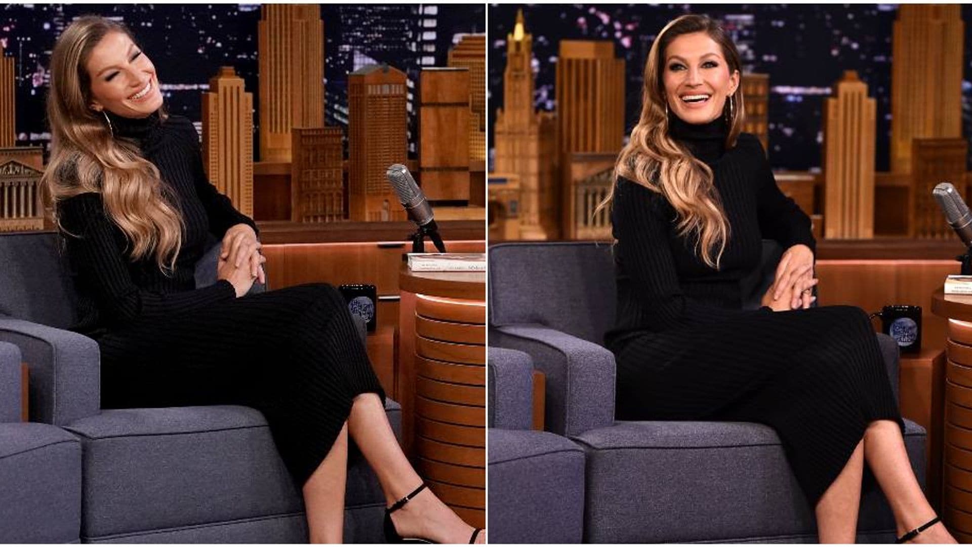 Gisele Bündchen y los 'sweater dresses' ¡ideales para el invierno!