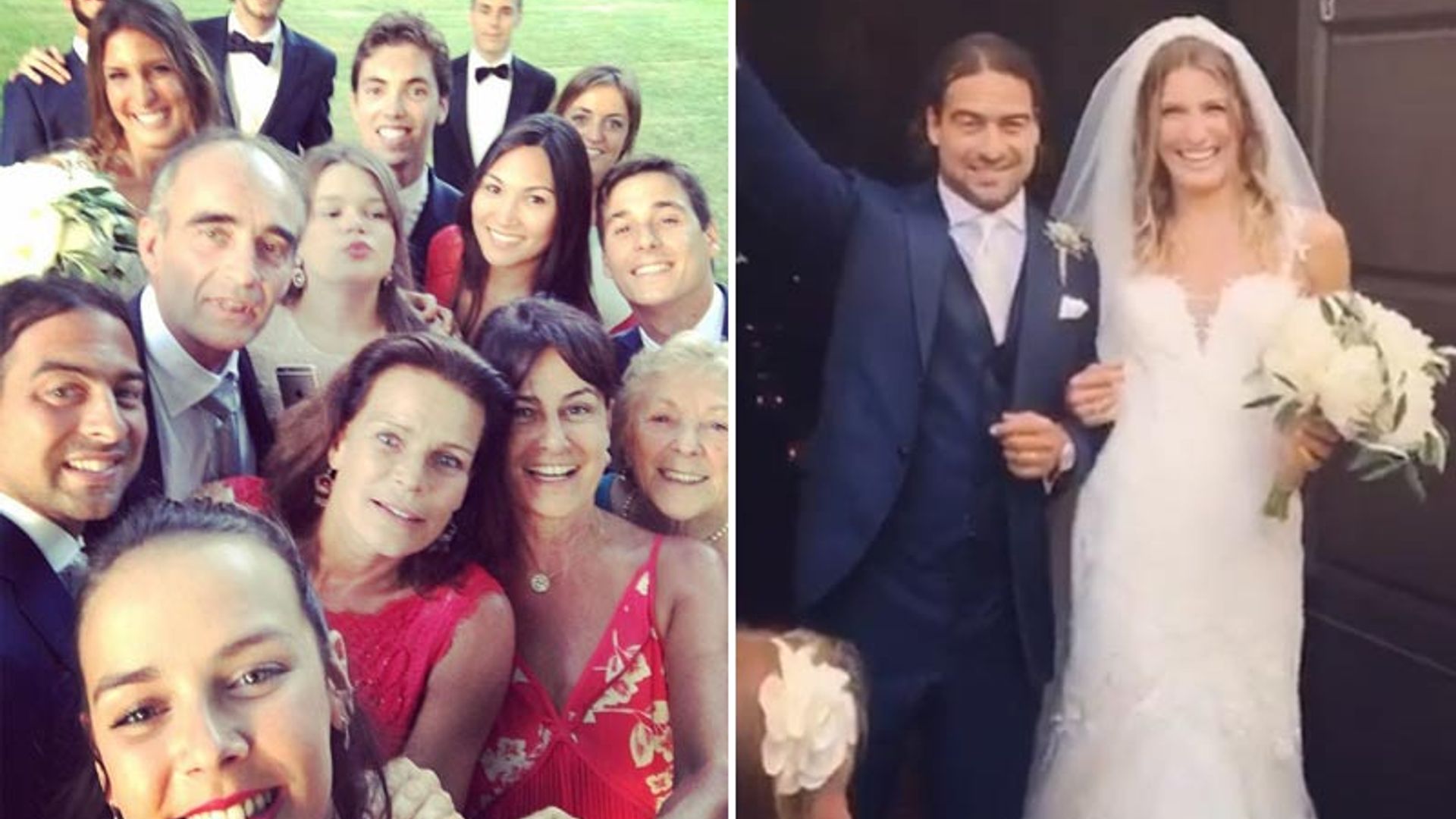 Estefanía de Mónaco y sus hijos, de boda familiar en Italia