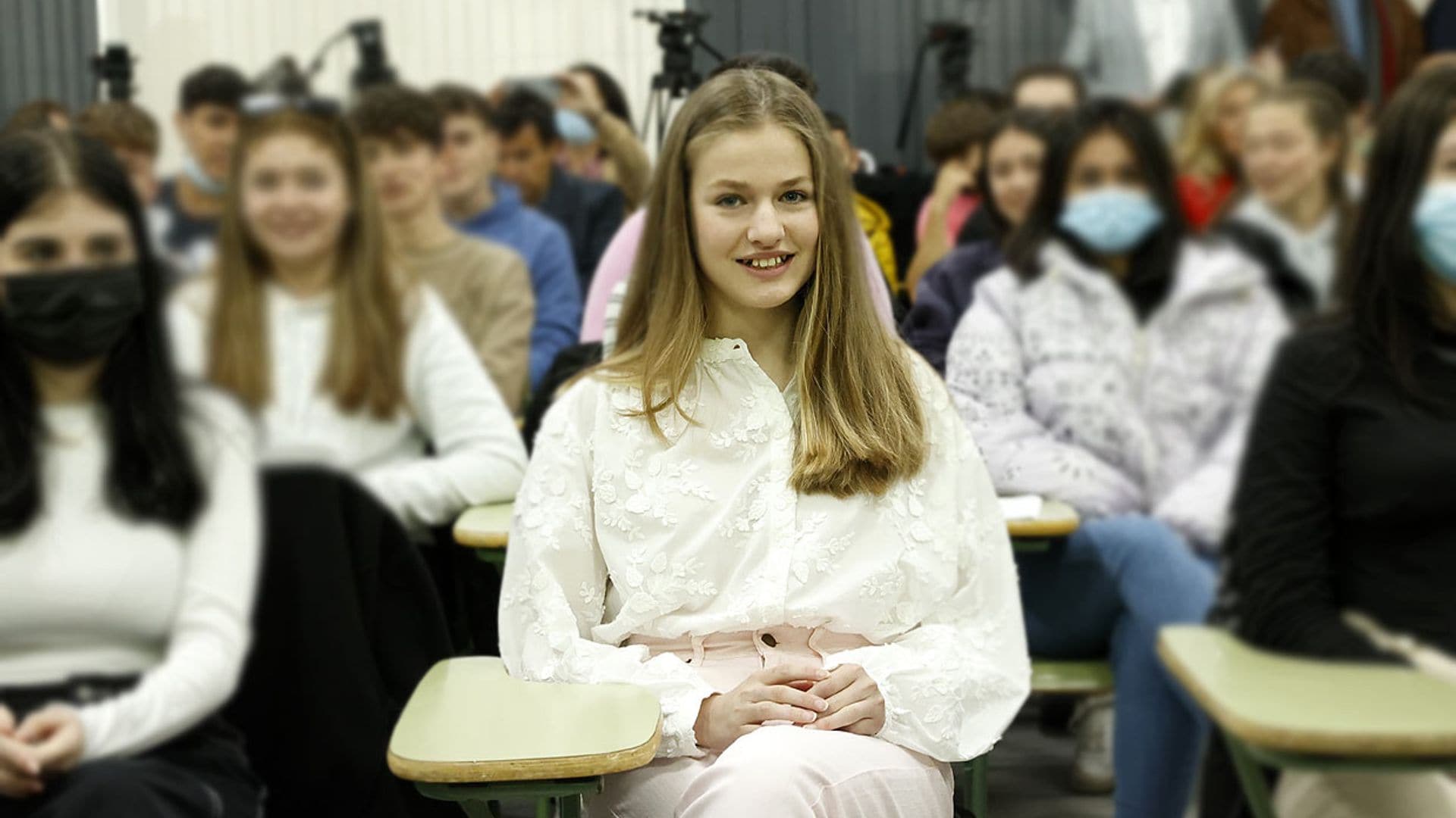 La princesa Leonor, 'mentora' de uno de los nuevos alumnos de su colegio de Gales