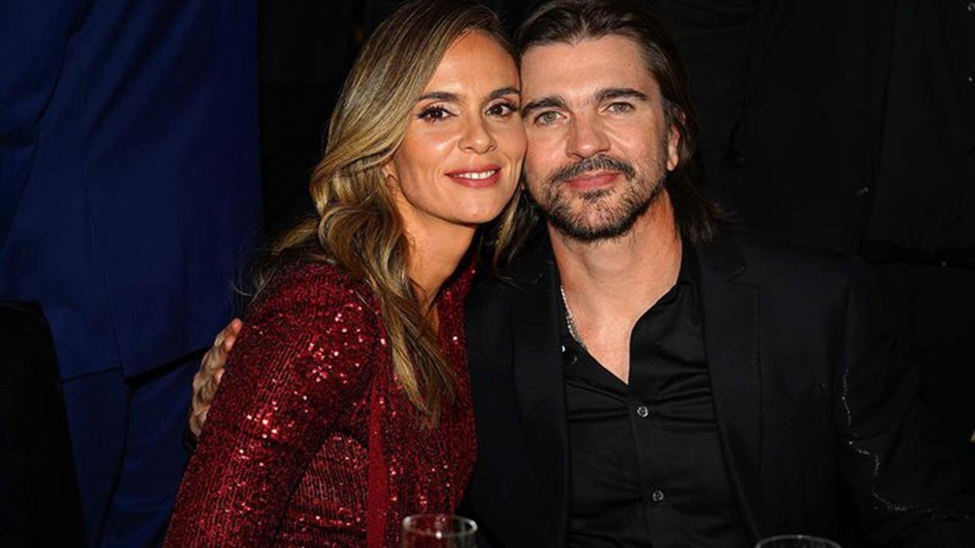 La esposa de Juanes roba suspiros en la ceremonia de Persona del Año en honor al cantante