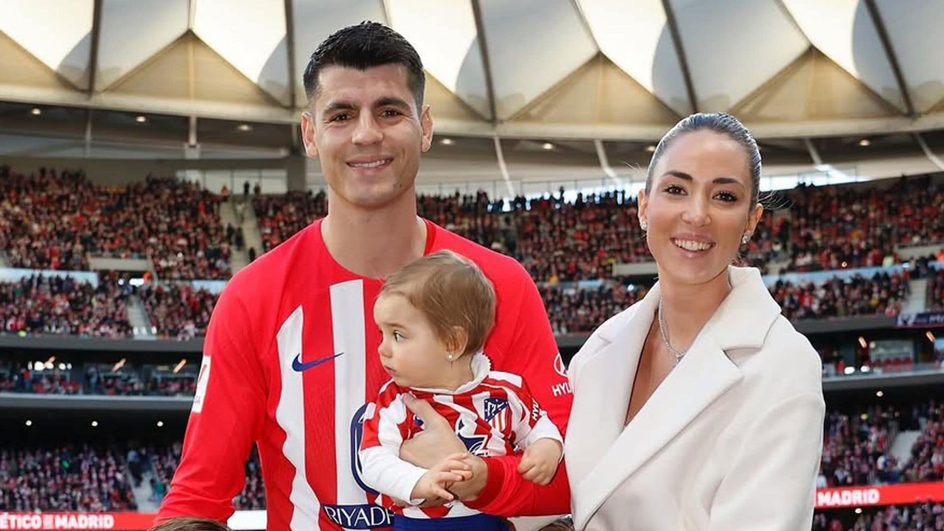 Álvaro Morata dedica a Alice Campello unas bonitas palabras en el cumpleaños de su hija Bella