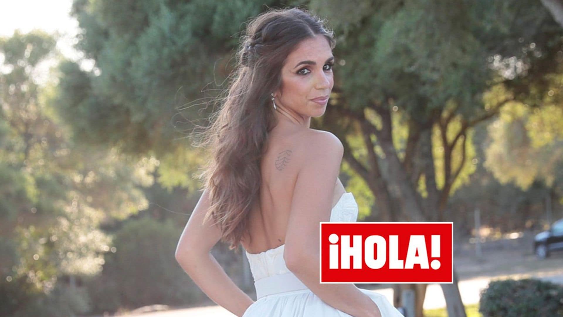 Elena Furiase sorprende con un segundo vestido de novia