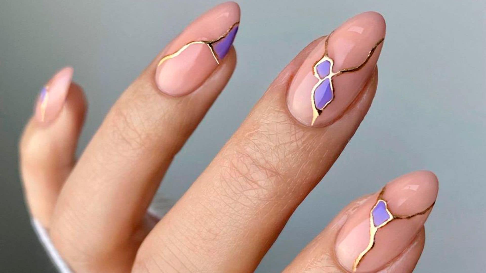 Manicura 'Kintsugi', la técnica de cerámica que cautiva a las amantes de los diseños elegantes