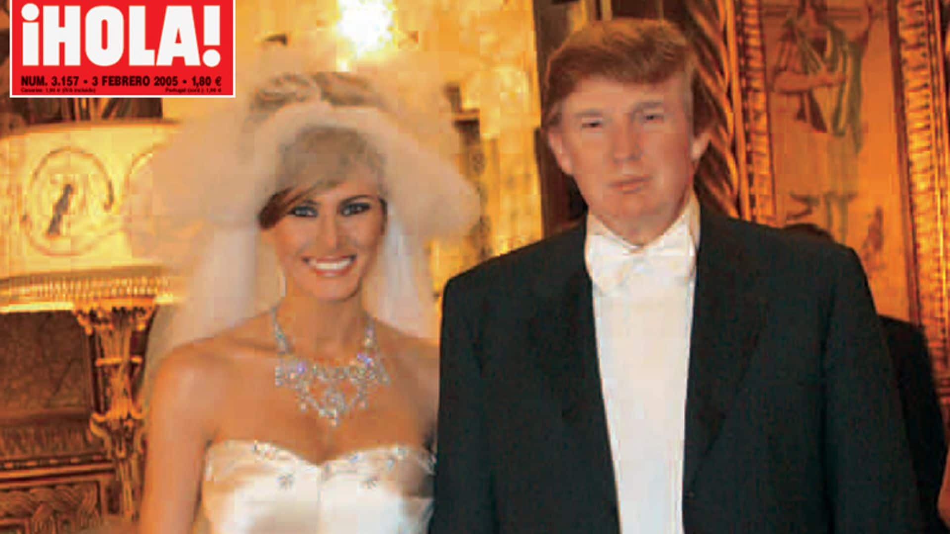 La boda de Donald Trump y Melania fue portada de la revista ¡HOLA!