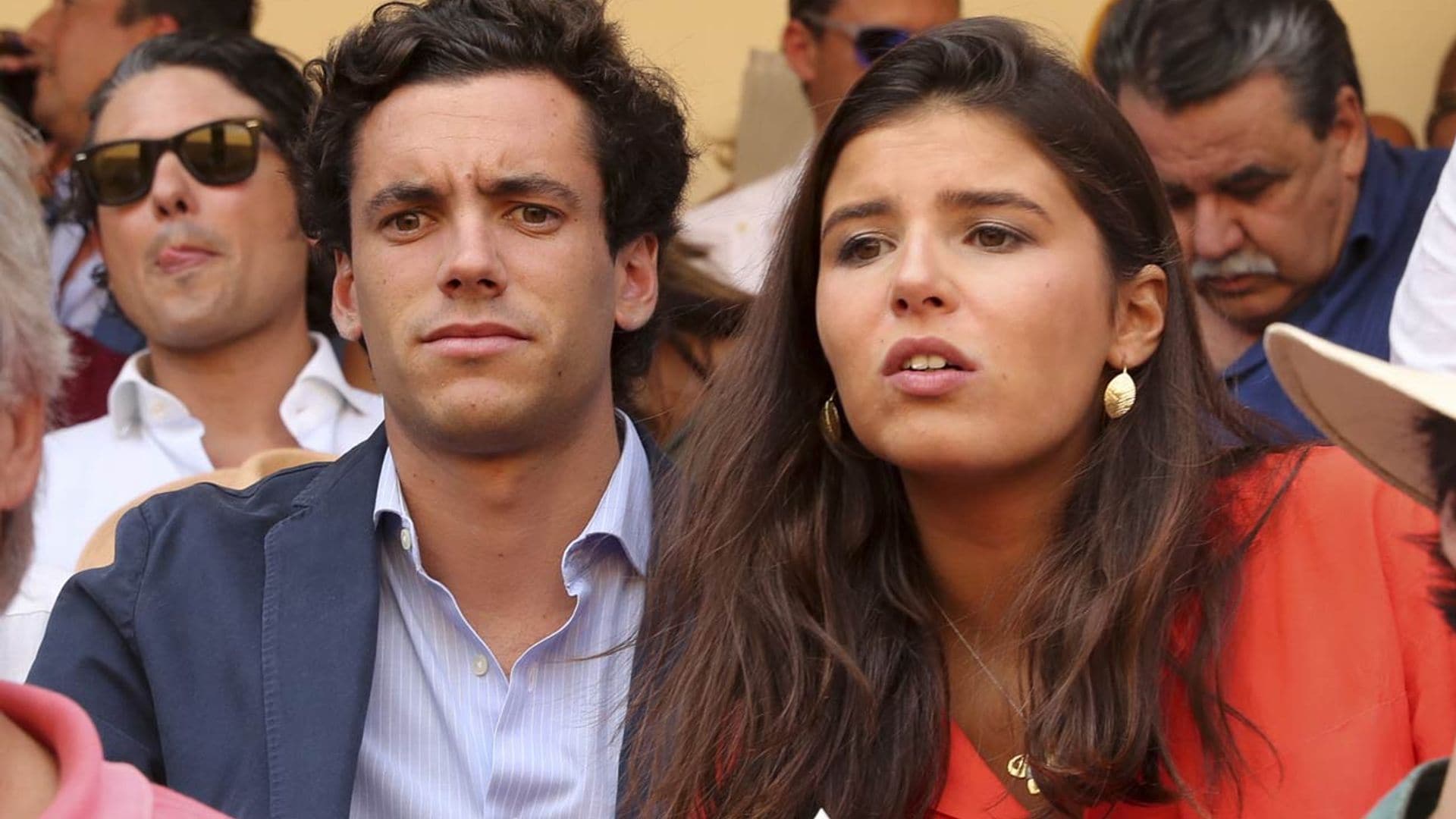 Cayetana Rivera, por primera vez con su novio en la plaza de toros de Ronda