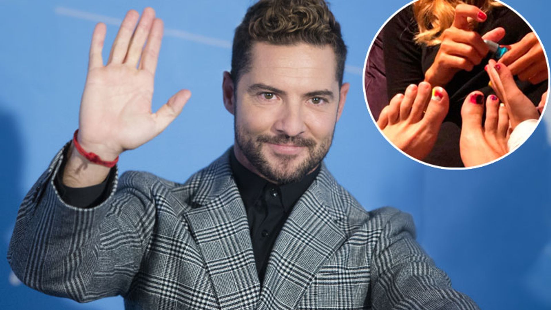 David Bisbal se convierte en el 'conejillo de Indias' de los experimentos 'fashion' de su hija