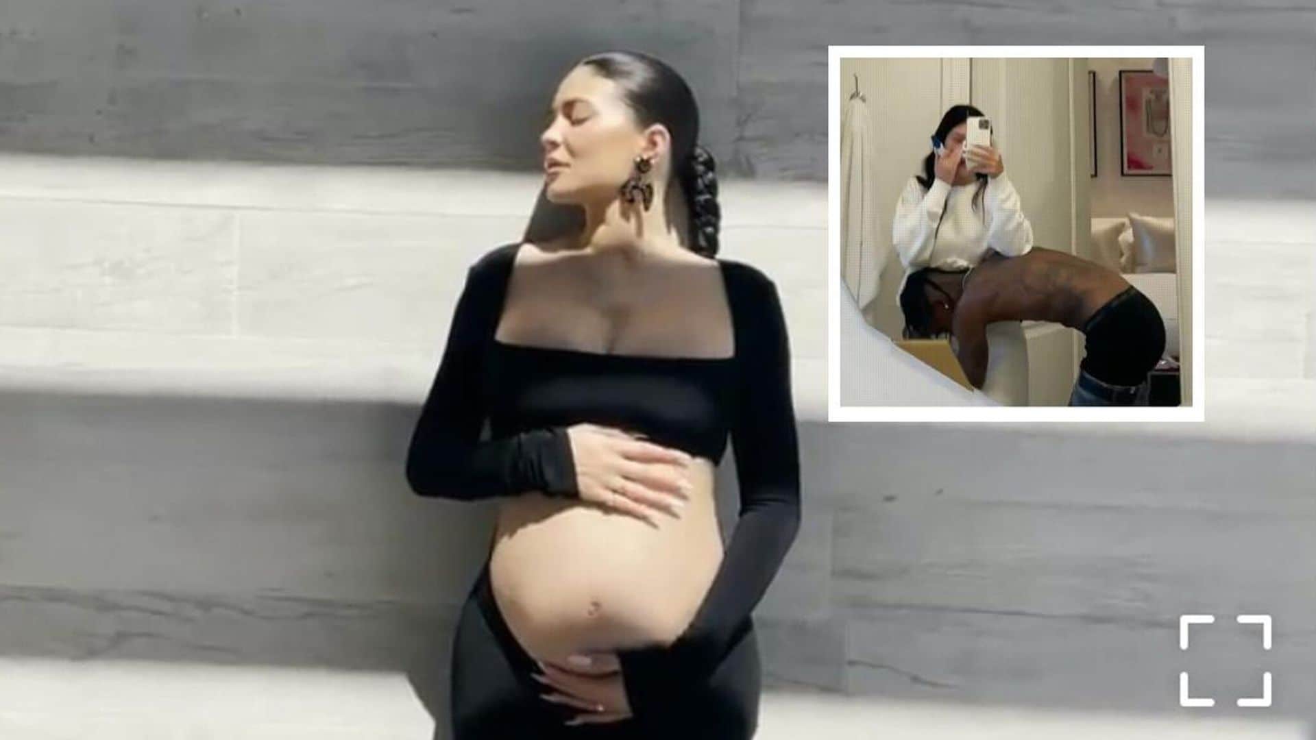Kylie Jenner confirma su embarazo y muestra cómo lo reveló a Travis Scott y Kris Jenner