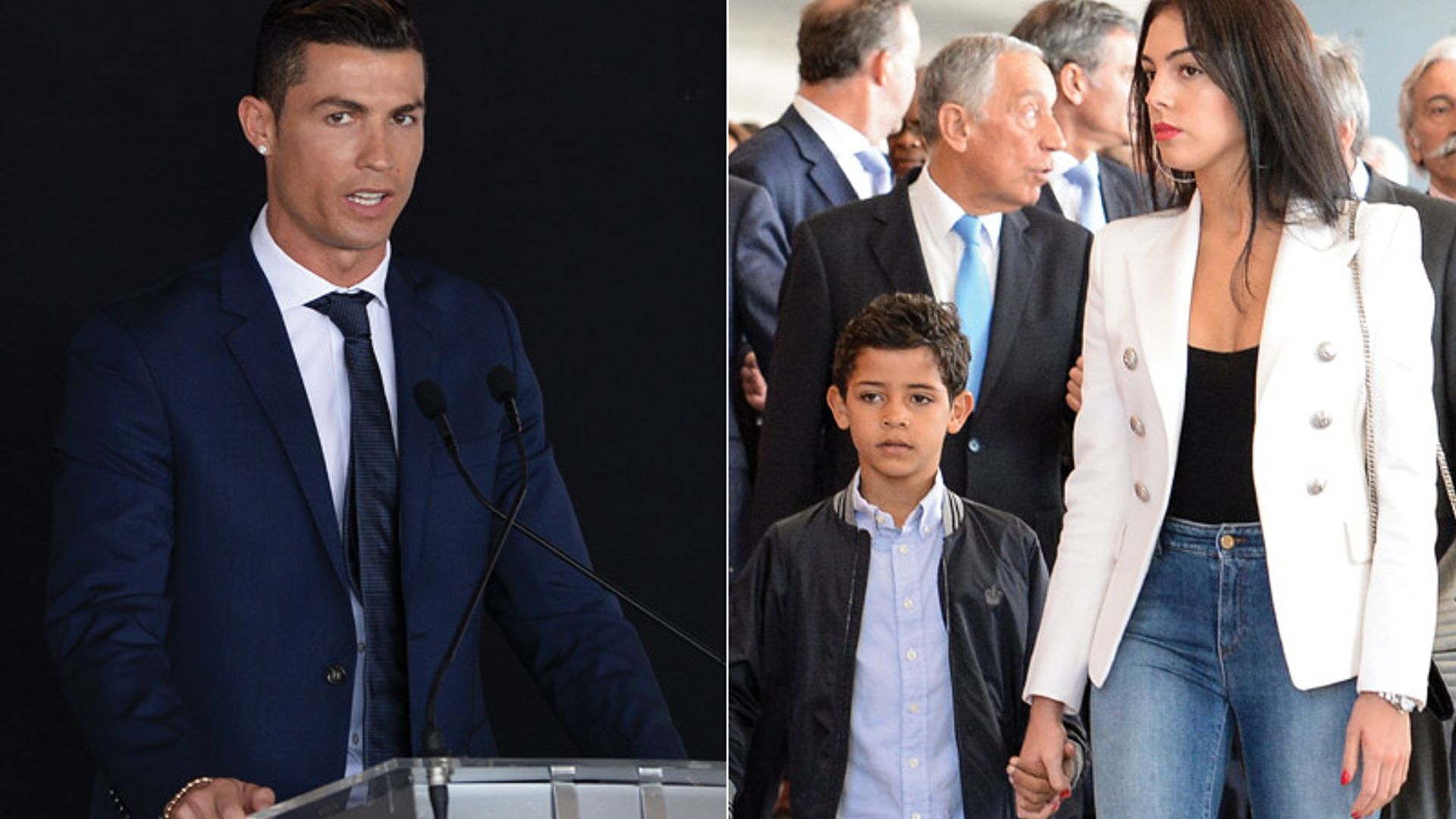 Georgina, bienvenida al Aeropuerto Cristiano Ronaldo de Madeira