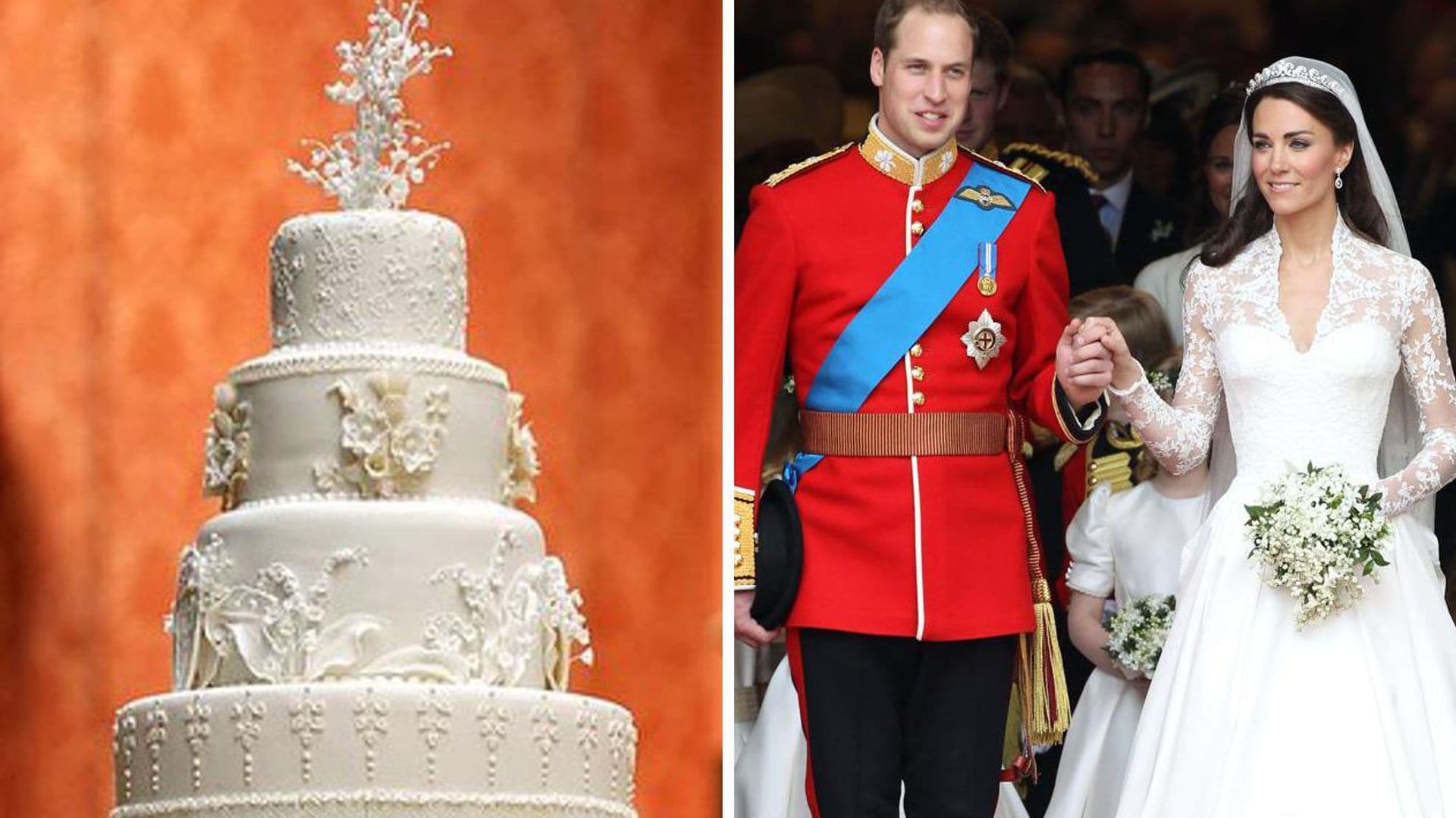 Los detalles del pastel de bodas del príncipe William y Kate Middleton