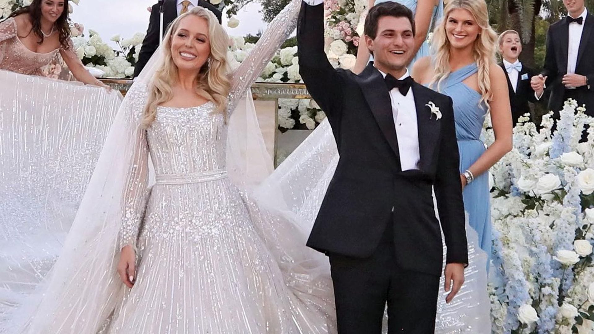 Las imágenes no vistas y todos los detalles de la millonaria boda de Tiffany Trump