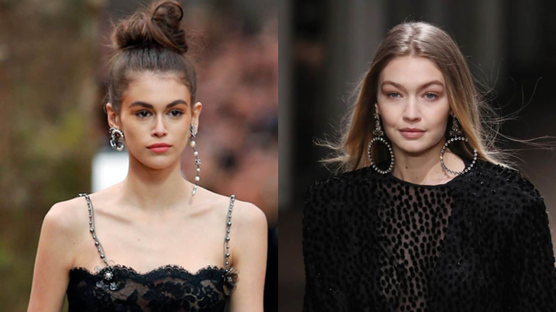 Kaia Gerber y Gigi Hadid se transforman en 'retroaliens' de Jackie Kennedy