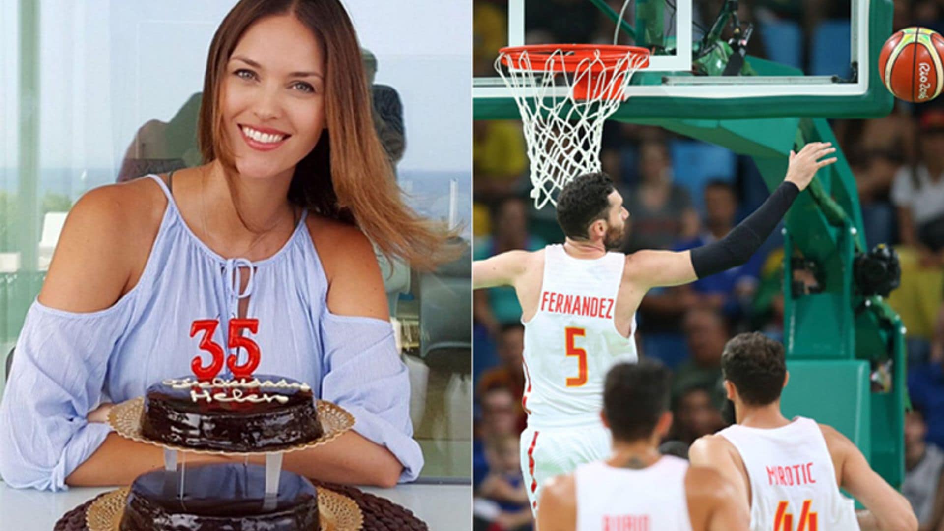 Helen Lindes recibe desde Río de Janeiro el mejor regalo de cumpleaños que podía imaginar