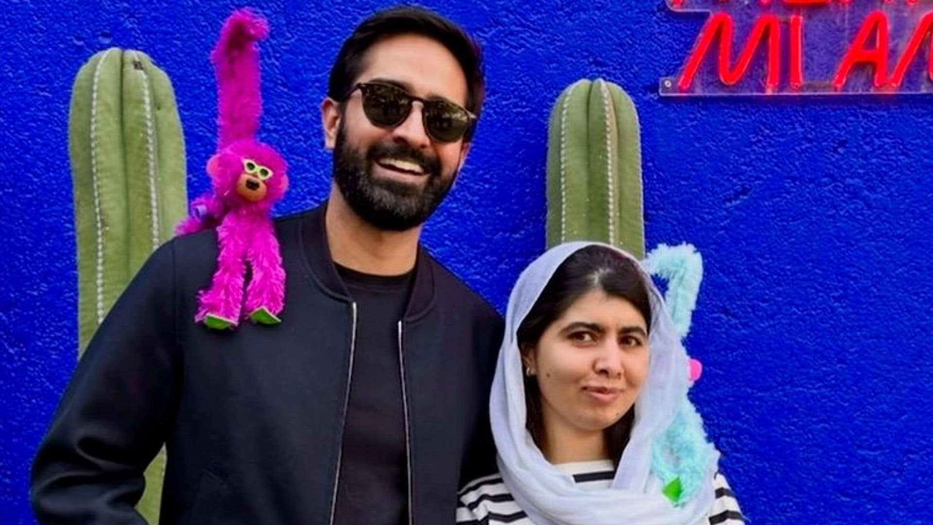 Malala Yousafzai y su esposo Asser Malik disfrutan de su visita por la Ciudad de México