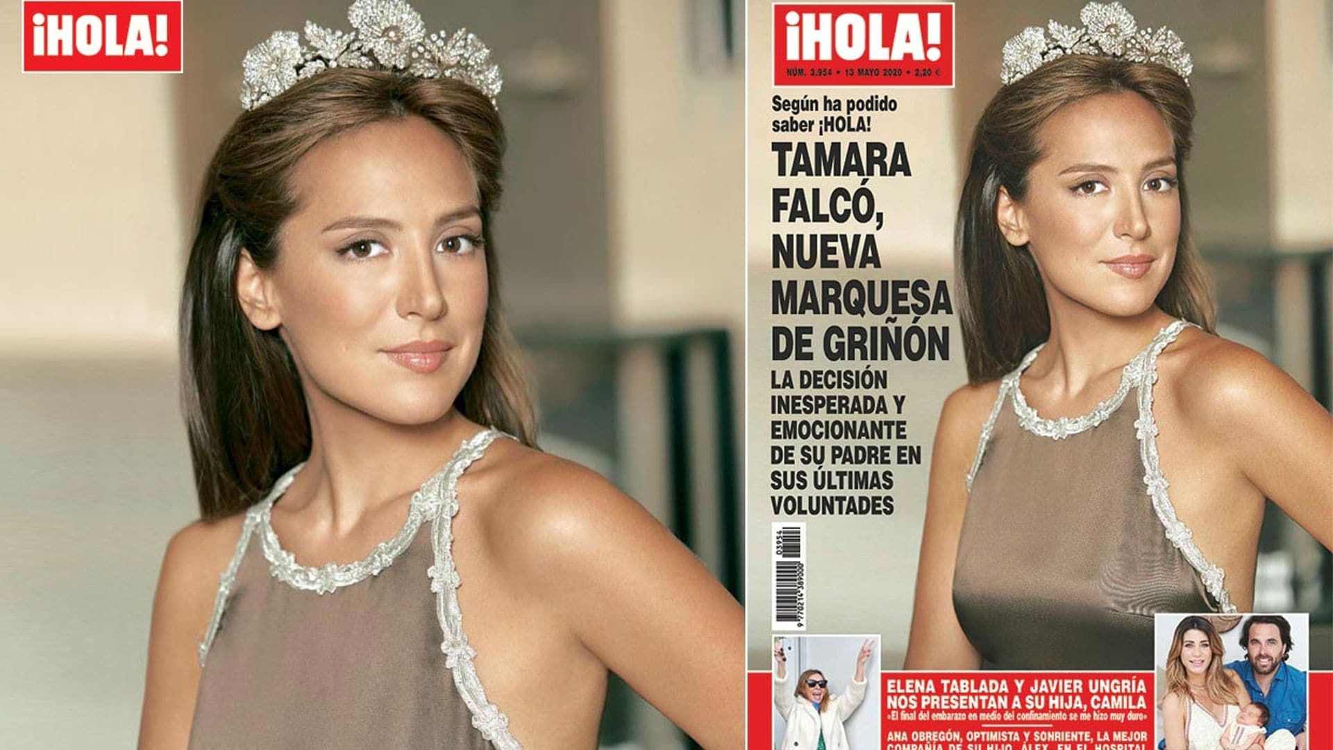 La historia de la fabulosa tiara del siglo XIX que luce Tamara en la portada de ¡HOLA!