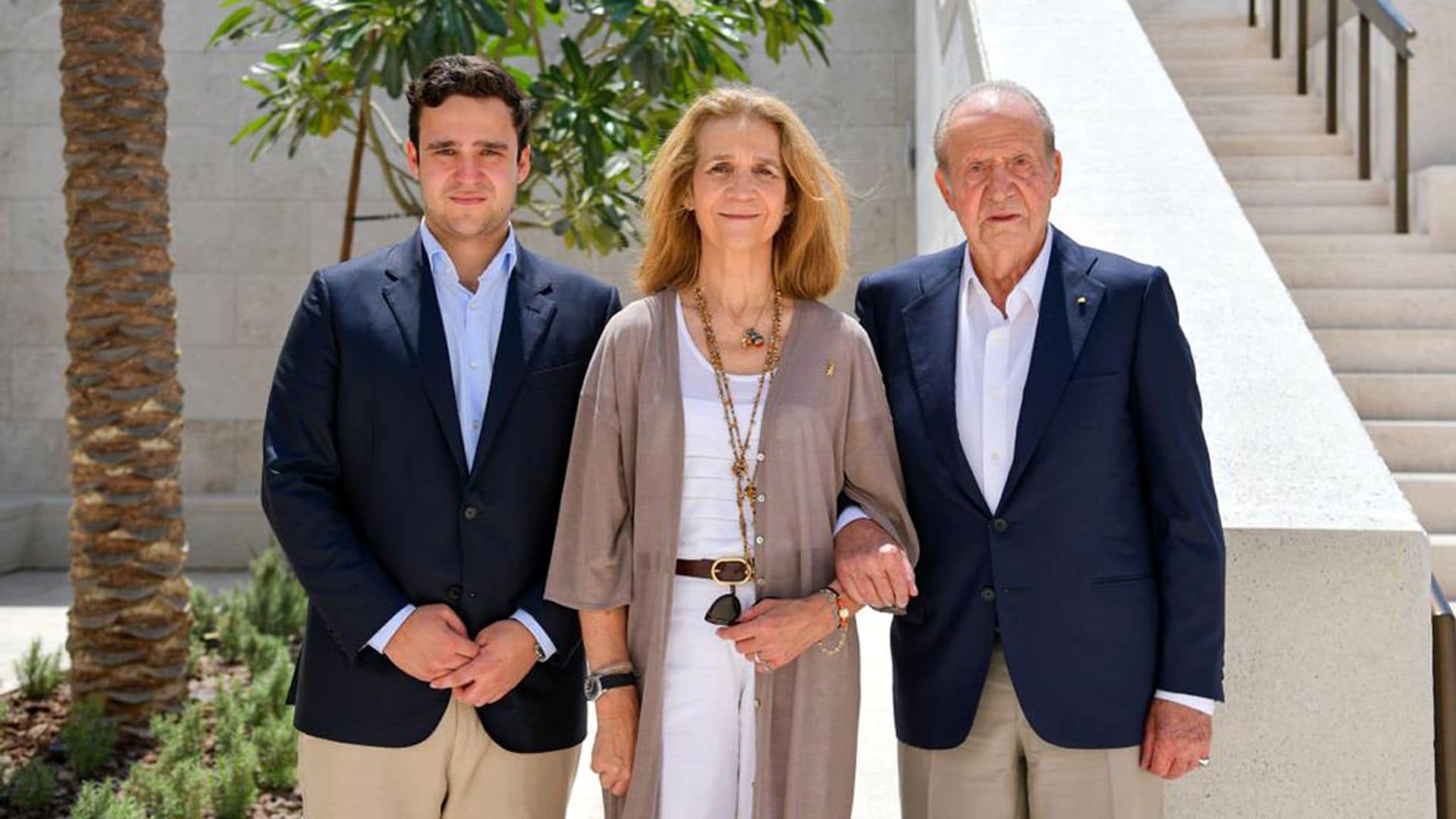 Don Juan Carlos, Felipe de Marichalar y la infanta Elena disfrutan de unos días juntos en Abu Dabi