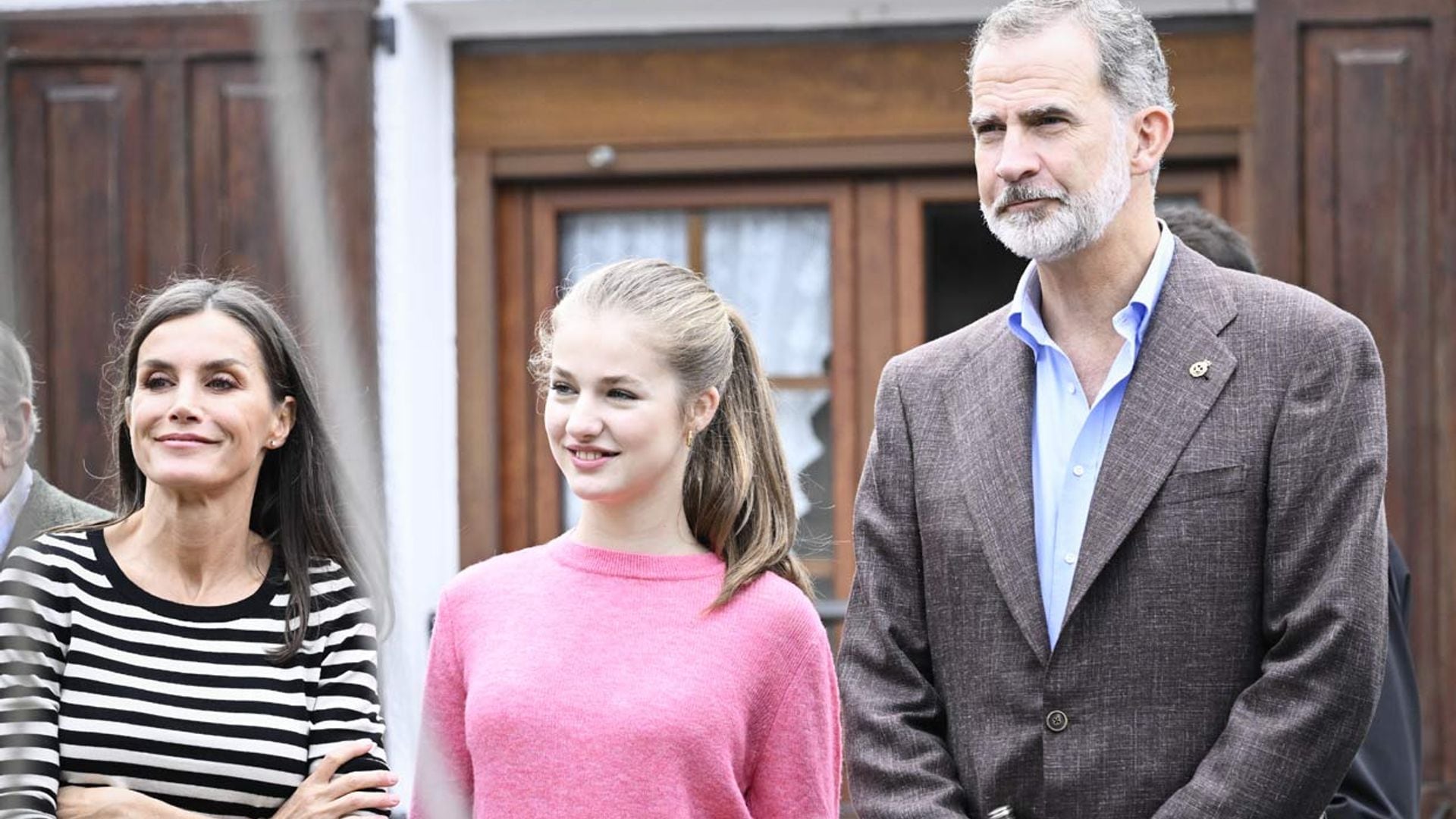 Doña Letizia toma la palabra en nombre de la princesa de Asturias