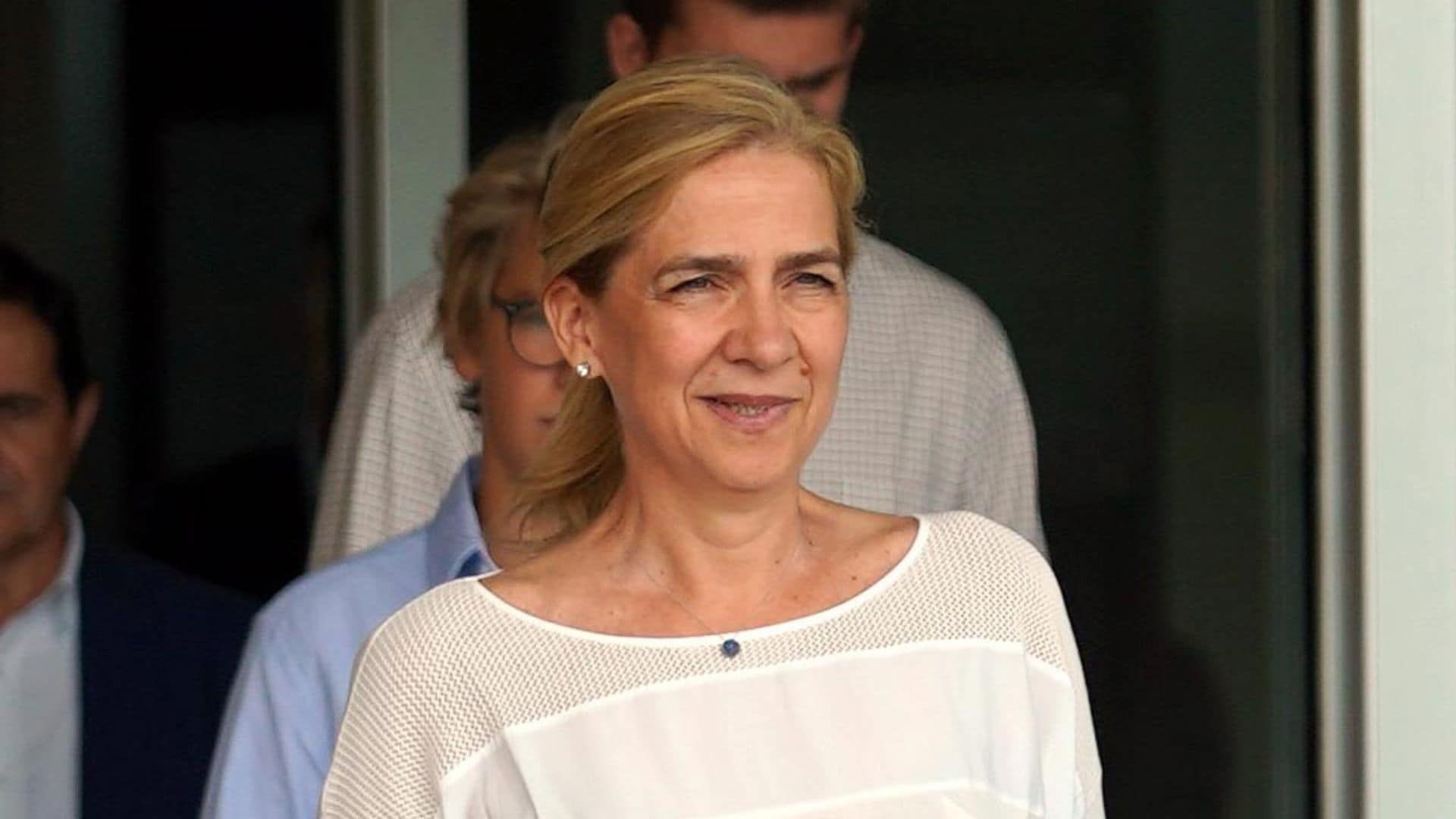 ¿Dónde estaba la infanta Cristina el fin de semana que operaron a su padre?