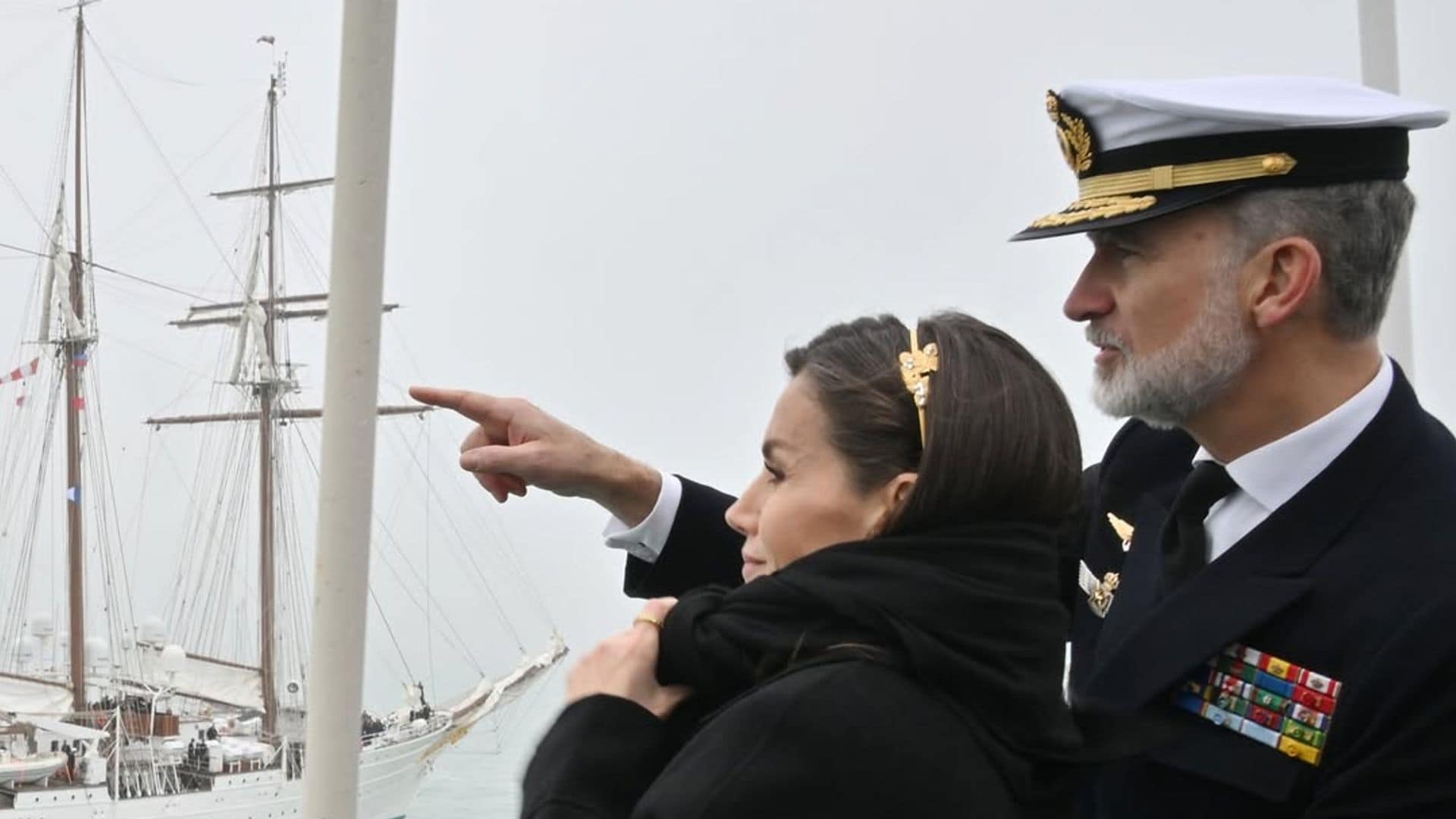 '¿Dónde está mi chica?': la reina Letizia protagoniza el momento más tierno en la despedida de Leonor