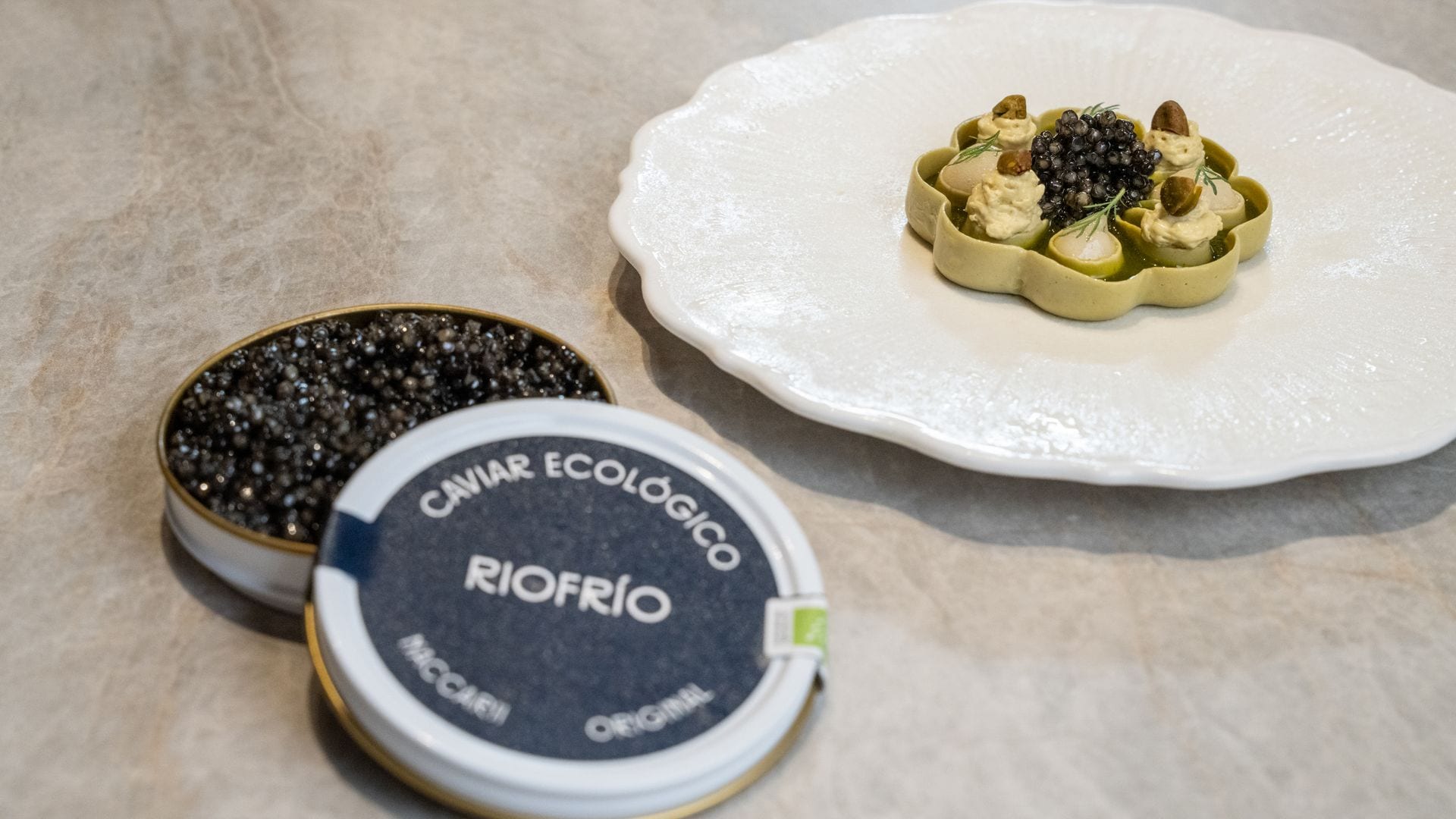 Receta con caviar ecológico